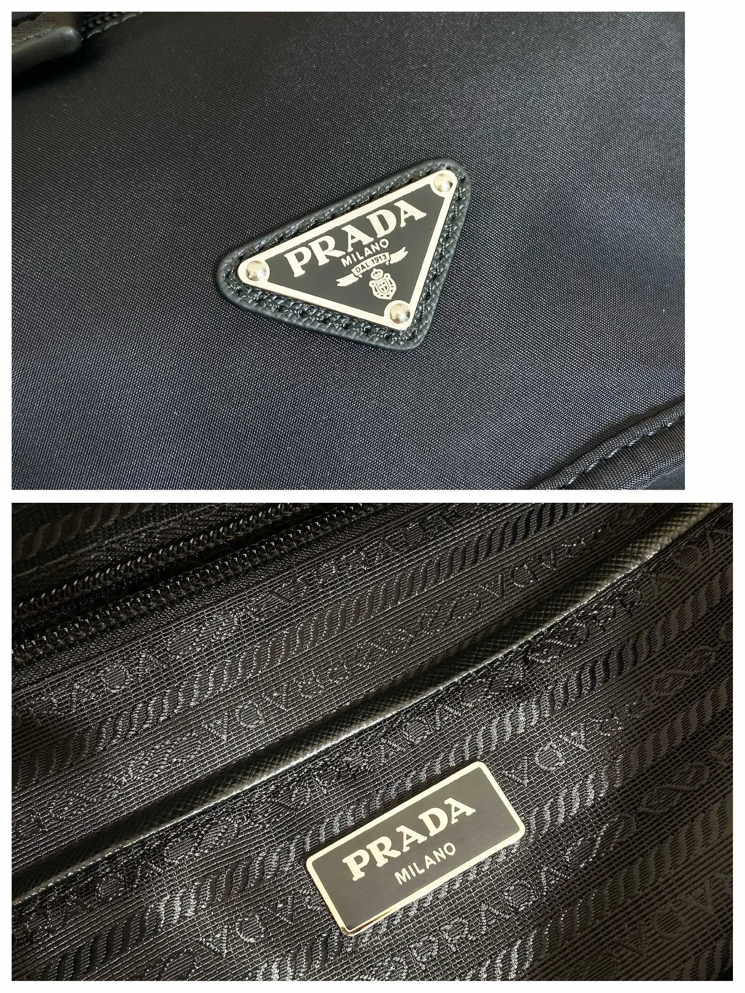 💰1260🎉Women's Backpack🎉1BZ039 Backpack🎉🎉This nylon backpack is decorated with Saffiano leather trim, using creativity and technology to create a unique style. Multiple pockets and a technical padded back are design features. A new style among classics, fashionable and elegant👍👍Beautiful ladies, hurry up and get it. Another classic style that will never go out of style👏👏Length 25x Height 36x Bottom 16cm👏👏👏