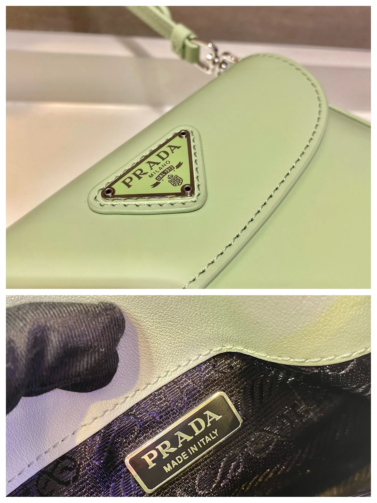 💰1120🎉mini🎉1BH188🎉🎉 Cleo series handbags reinterpret the brand’s iconic archive design and witness the fusion of classicism and futurism. This curved mini shoulder bag has simple and stylish lines, and the unique slanted bottom and sides give the bag a refined style. The handle is equipped with an extension strap, which can be carried by hand or worn cross-body. Lightweight and fashionable🎉🎉, get it now🎉🎉 Length 17x Height 14.5x Bottom 7cm