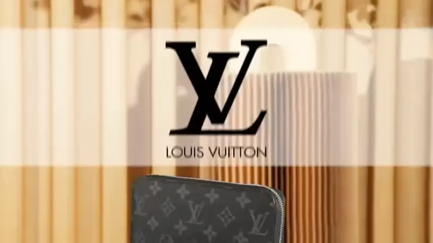 P¥300👉nfc dynamic chip version👈【Top inspection-free】M61694 black flower zipper wallet 60017 Real shot video: for reference