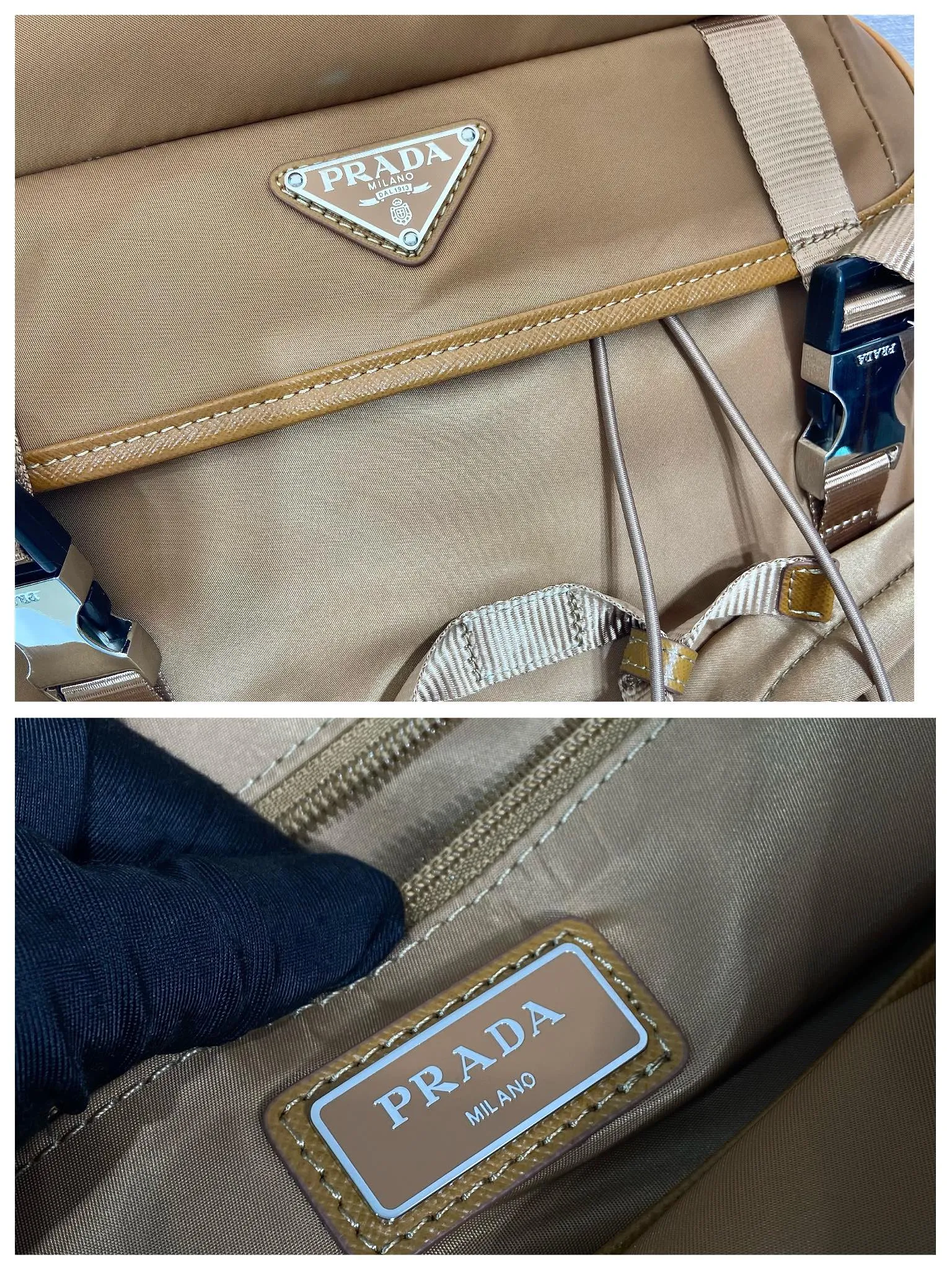 💰1860🎉New mountaineering bag🎉2VZ019 new color🎉🎉 This backpack is made of imported nylon fabric and has a technological style. The main compartment of the backpack is equipped with a flap and buckle, a rear zippered pocket, an adjustable woven nylon strap, two external zippered pockets and two drawstring water bottle pockets😘It is padded with mesh fabric on the back and has many compartments. It must be highly functional and can be worn for business trips, mountain climbing and daily wear. It is very affordable👏👏The upper body effect is super cool😘, men, hurry up and get it, it is worth owning👏👏 Length 32x Height 52x Bottom 19cm🎉🎉