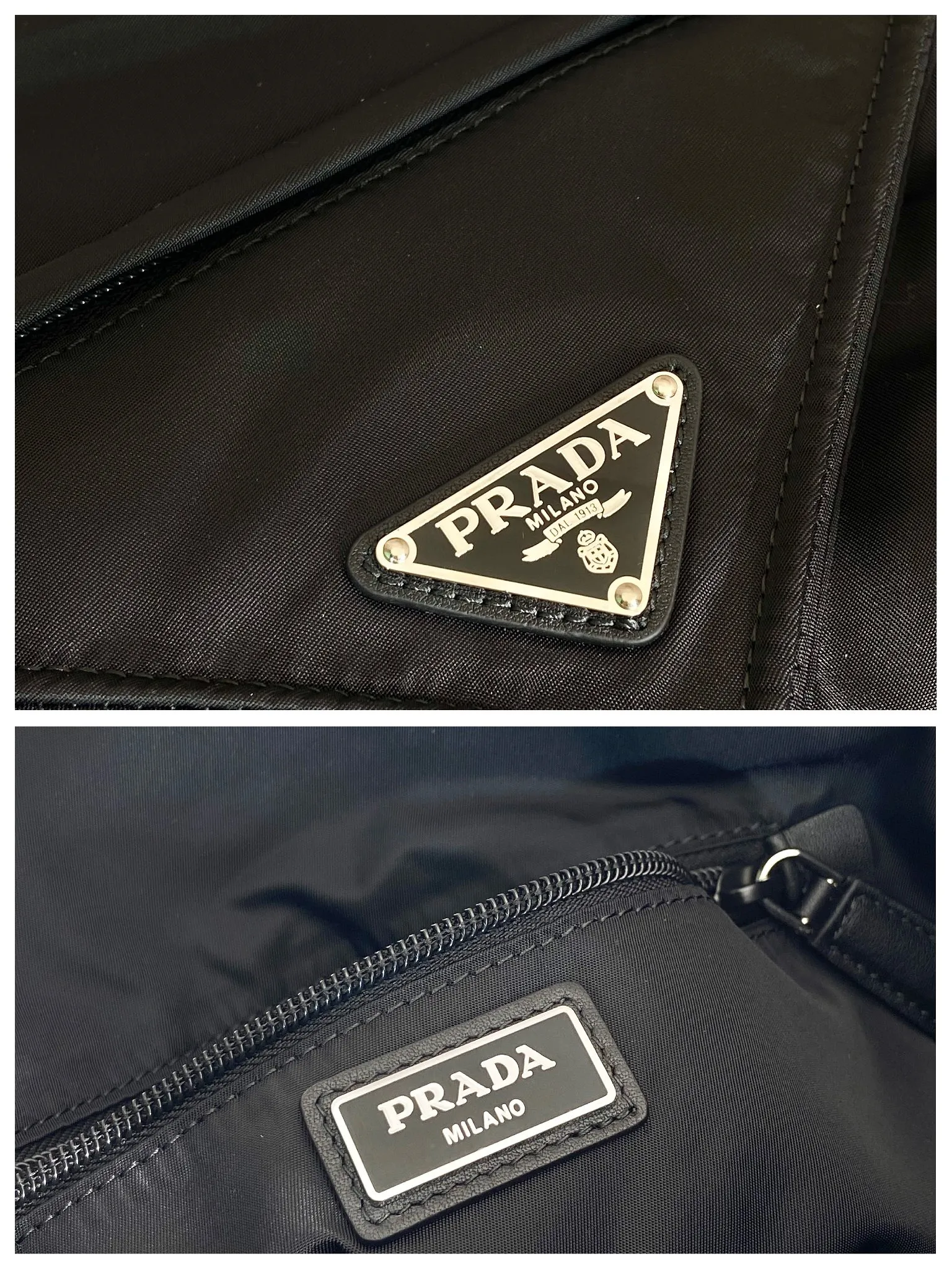 💰1320🎉New tote bag🎉2VG120🎉🎉 This tote bag is made of imported nylon fabric. Generously spacious, it features adjustable handles and a distinctive large slanted cargo pocket surrounding a triangular center pocket, embellished with an enameled triangular metal logo. The contrast between shape and material is fully demonstrated, adding a stylish casual charm to this accessory. Babies, hurry up and get it! Worth owning🎉🎉 Length 31.5x Height 42.5x Bottom 16cm🎉🎉🎉👏👏👏
