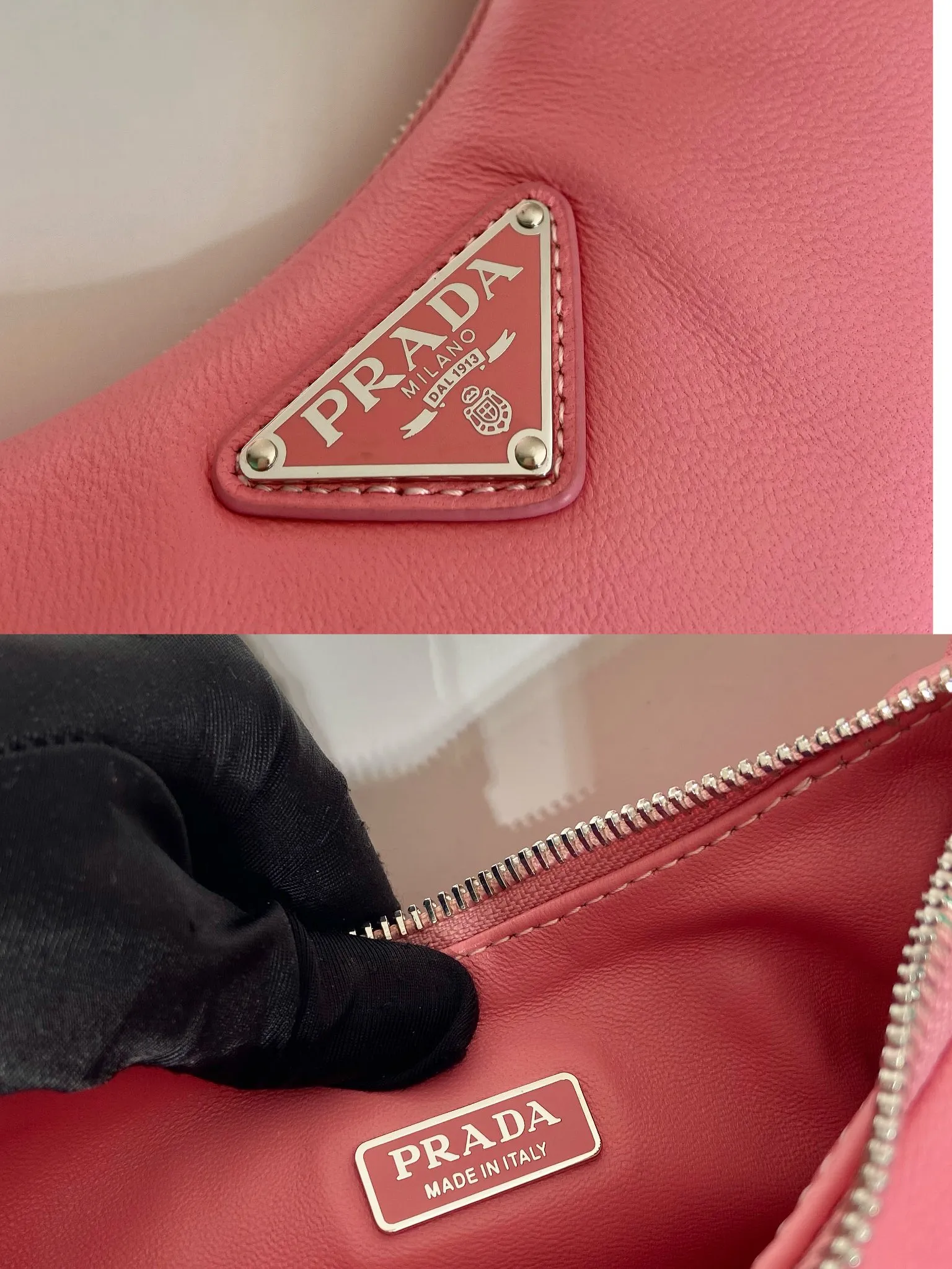 💰1520🎉Lambskin three-in-one🎉1BH204🎉🎉 This three-in-one padded shoulder bag is made of soft lambskin and has a simple silhouette. It is equipped with a detachable long nylon shoulder strap and velvet strips. It is a favorite small bag on the shoulder strap. So cute 😉 It feels very soft🎉, practical and casual, babies, hurry up and get it🎉🎉 Length 22x height 18x ​​base 6.5cm🎉🎉🎉🍊🍊🍊