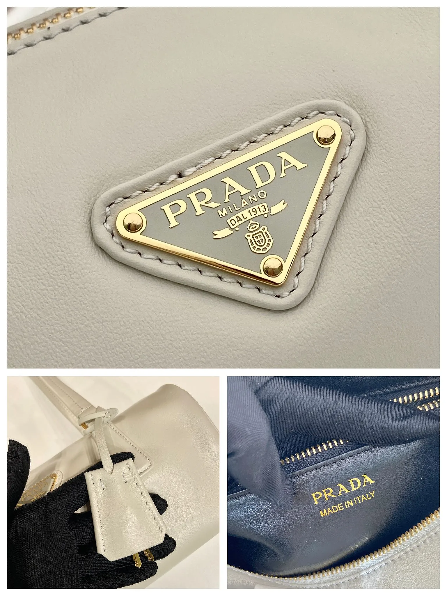 💰1640🎉Padlock women's model🎉1BB127 new product🎉🎉 This handbag is made of imported calfskin and imported sheepskin inside. The exquisite and versatile silhouette highlights the essence. Paired with gold metal hardware, the zipper closure has an elegant padlock, making it even more chic. It has large capacity and can be carried by hand or on the shoulder. Baby, hurry up and get it🎉🎉 Length 29x Height 12.5x Bottom 10cm🎉🎉