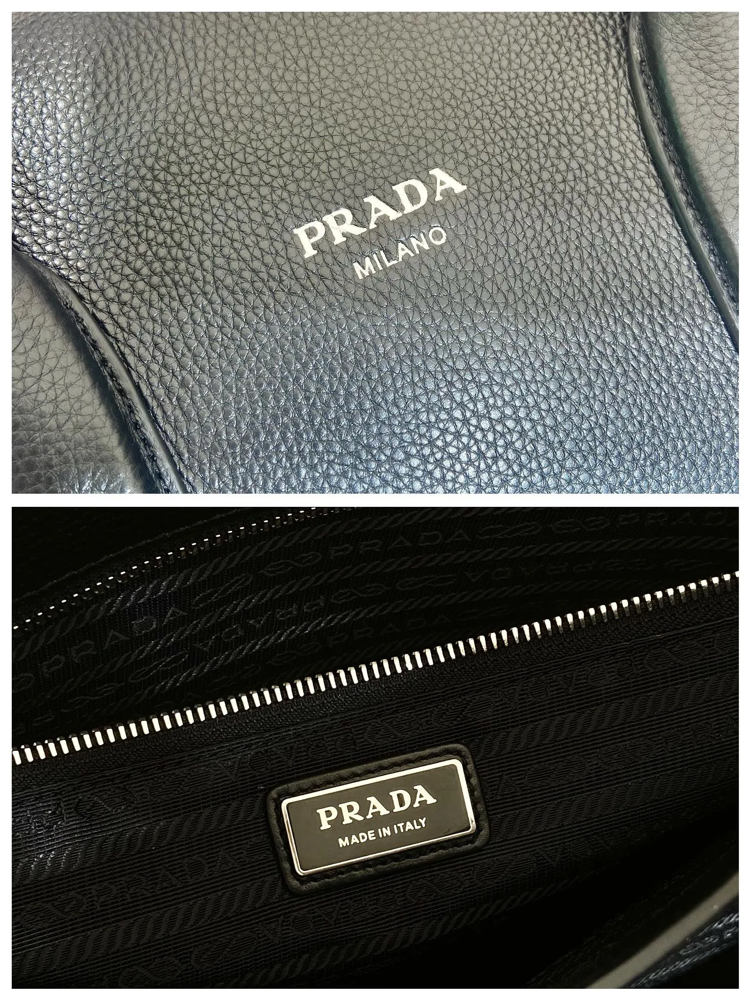 P2300🎉New travel bag🎉2VC035🎉🎉 This double handle leather travel bag is made of imported calfskin, which has a super soft feel and look. It has a hot-stamped logo on the front. Zipper closure. Internal compartment with zippered pocket. Re-Nylon recycled nylon logo lining. Enameled metal triangle logo on both sides of the zipper strap. A must-have for travel, very popular, and a popular style that will never go out of style🎉🎉 Length 50x Height 33x Bottom 19cm🎉🎉🎉💰💰💰