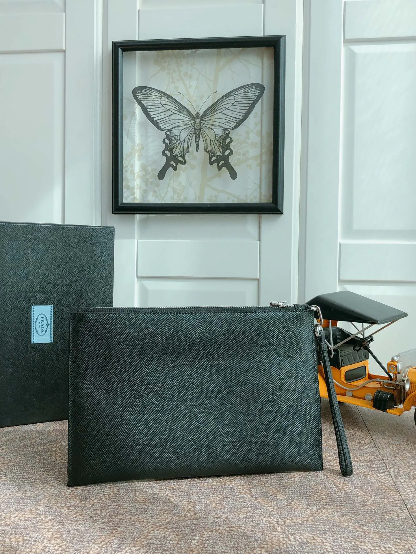 💰920 original order, popular model 2NG005B black has arrived🎉🎉🎉 Made of imported thick cross-grain cowhide + original hardware + imported sheepskin, light and practical, men's favorite [color][color][color], length 28 and height 18