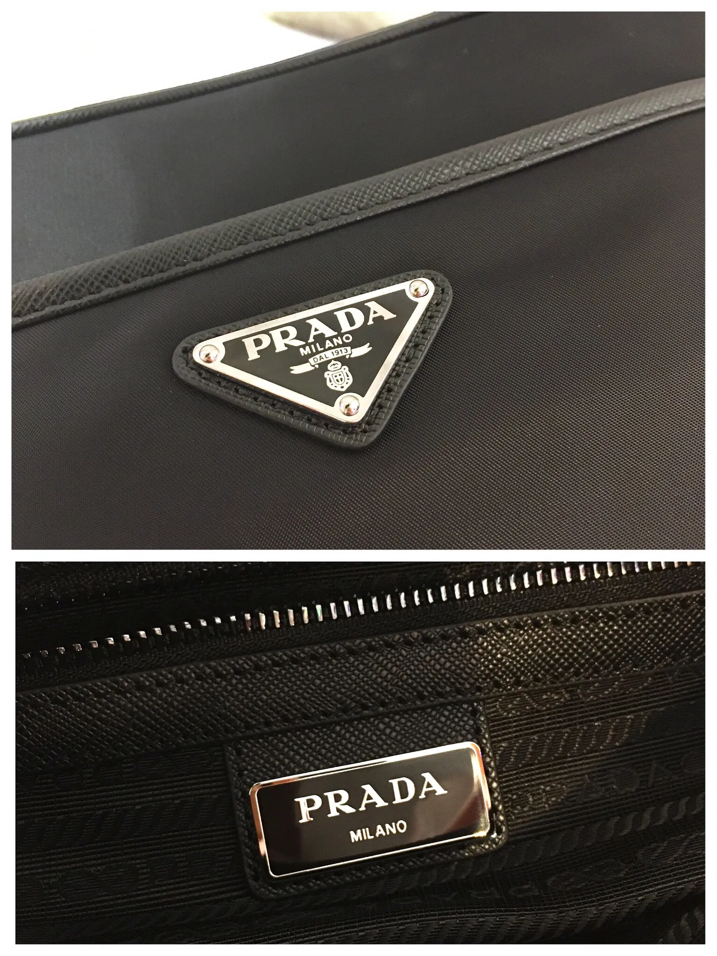 💰920🎉Classic new style🎉Upgraded version 2VH048 has arrived👏👏Original item👍👍Made of imported nylon material, Saffiano leather decoration, polished steel surface metal accessories, adjustable fabric shoulder strap, detachable nylon hanging pouch (can also be hung Decoration on his bag), enamel triangle logo on the outside, logo logo on the inside, zipper closure on the top, zipper pocket on the front, and a zipper pocket inside, light and practical, and a popular style that will never go out of style👍👍Length 23x Height 16x Bottom 7cm👍👍