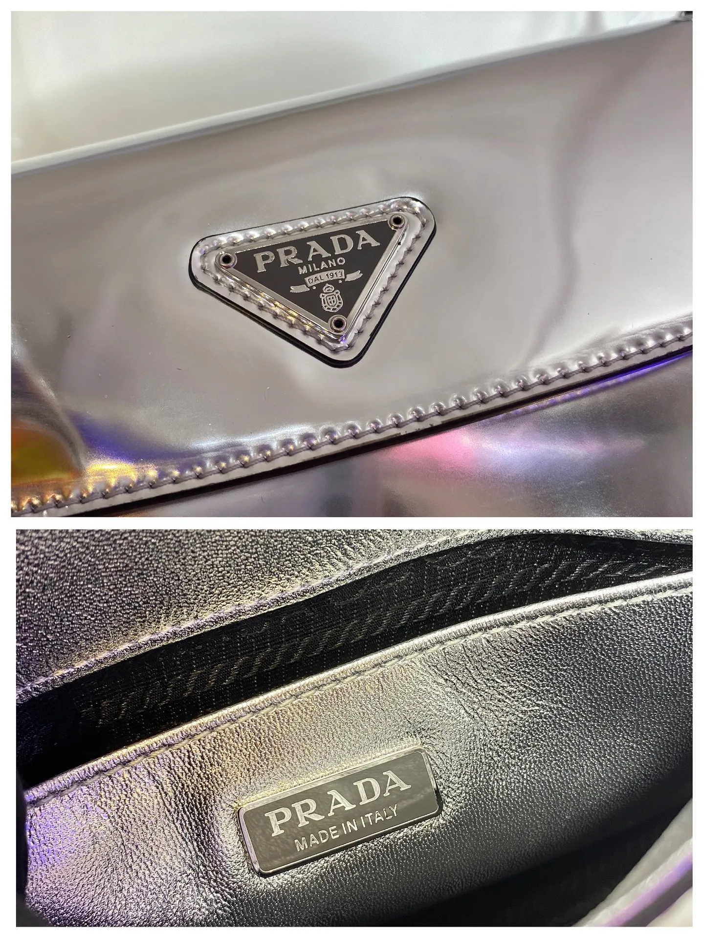 💰1120🎉New armpit bag🎉New second-hand armpit bag😘😘 This year's popular flip-top second-hand armpit bag has always been very popular. The whole leather is delicate and smooth. The special-shaped bag design is cool and fashionable. The capacity is sufficient. It is light and can be packed. It is perfect without being outdated. The retro feel concave shape is another popular style among Internet celebrities. 🙊🙊 Style number: 1BD311 Length 23x Height 18x Bottom 4cm
