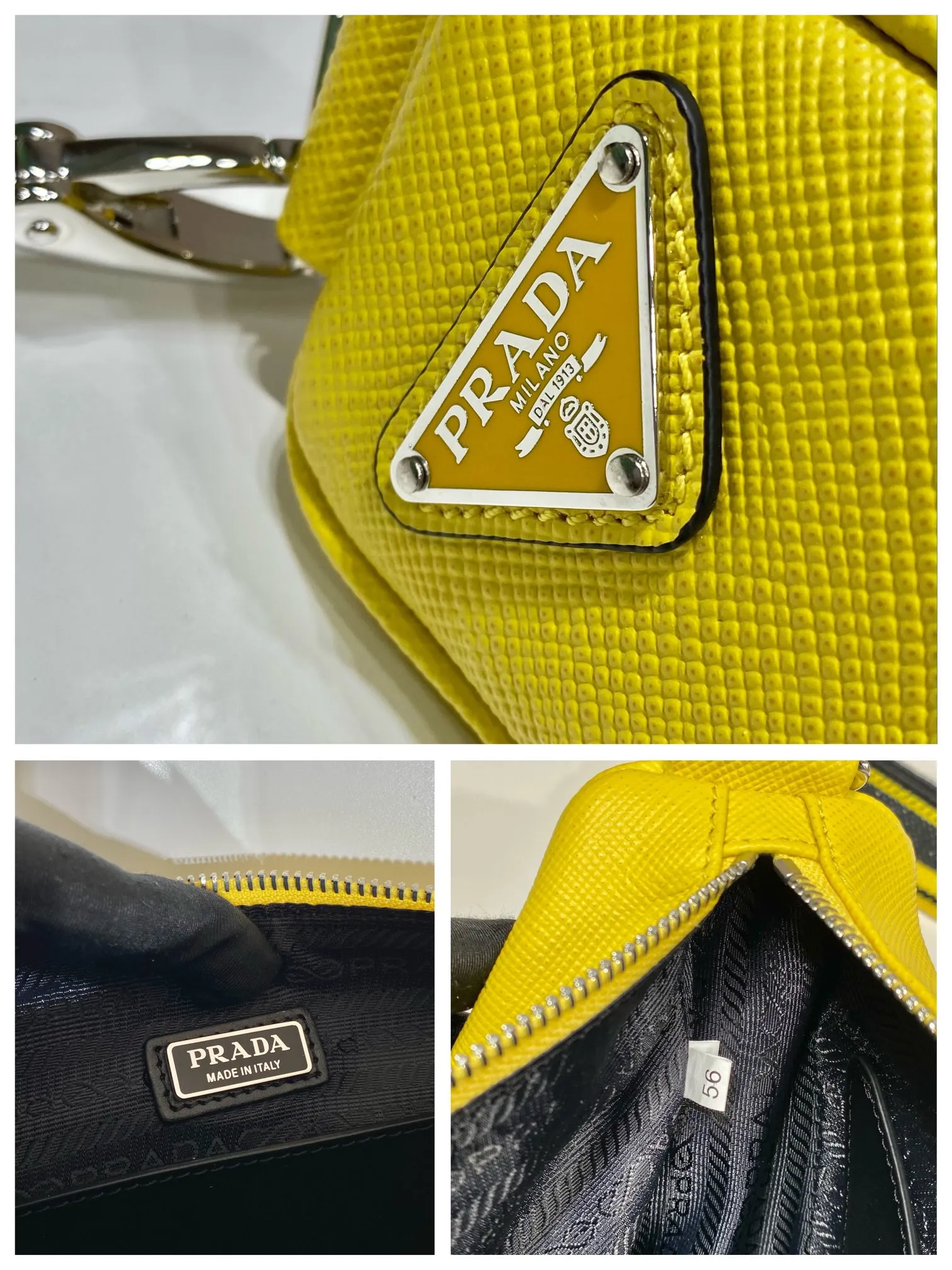💰1520🎉Embroidered webbing triangle bag🎉2VH155🎉🎉 This triangle bag captures the symbolic geometric shape of the P family. It is made of the brand's iconic Saffiano leather, showing unique cross-parallel features and a large embossed triangle logo. My favorite is this webbing embroidered shoulder strap😘It can be detached to match other bags. The capacity is very large and the feel must be soft👏👏Universal model for men and women🎉🎉, perfect, hurry up and get it🎉🎉 Length 28x Height 18x ​​Bottom 11cm🎉🎉🎉👏👏👏