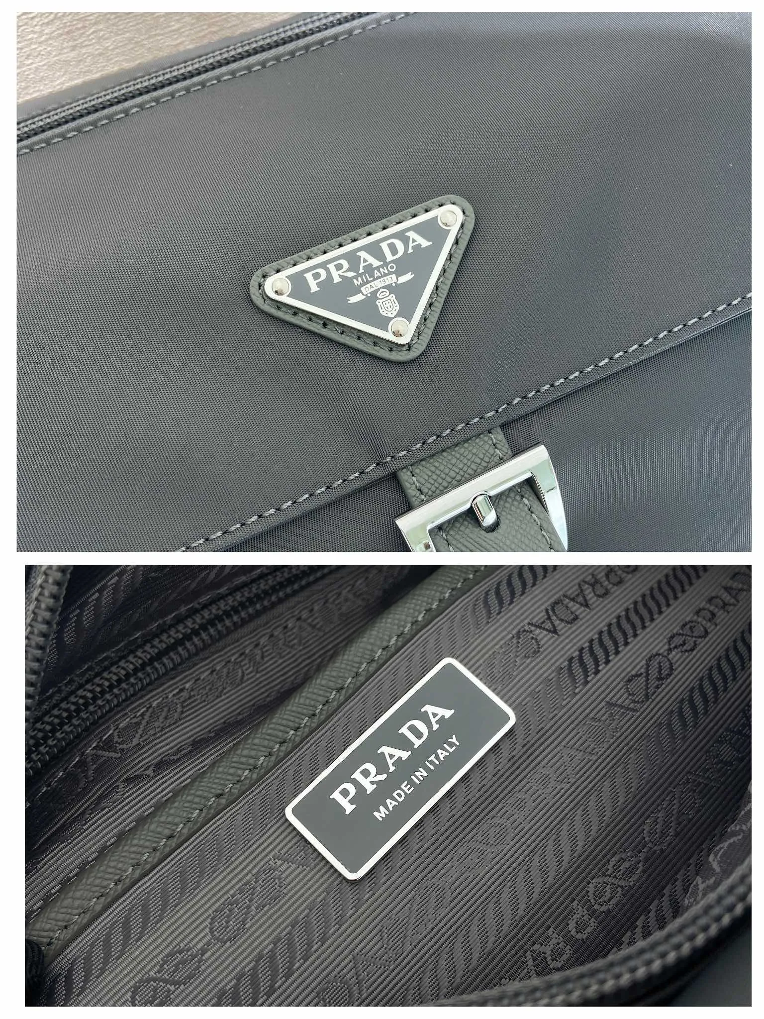 💰1120🎉Upgrade board🎉1BD994 environmentally friendly small bag🎉🎉 This one is made of imported nylon material and Saffiano leather piping, adjustable fabric shoulder straps, stainless steel accessories, and the upgraded version is designed with square buckle hardware on both sides of the shoulder straps. Equipped with a detachable eco-label pouch, triangular enamel logo nameplate, zipper and buckle closure, two outer pockets, one of which is a flip zipper bag, two inner pockets, 165 OEM code, lightweight and practical👏🏻👏🏻Unisex style🙊🙊 Length 25 height 22 bottom 10cm🤙🤙🤙💰💰💰💰