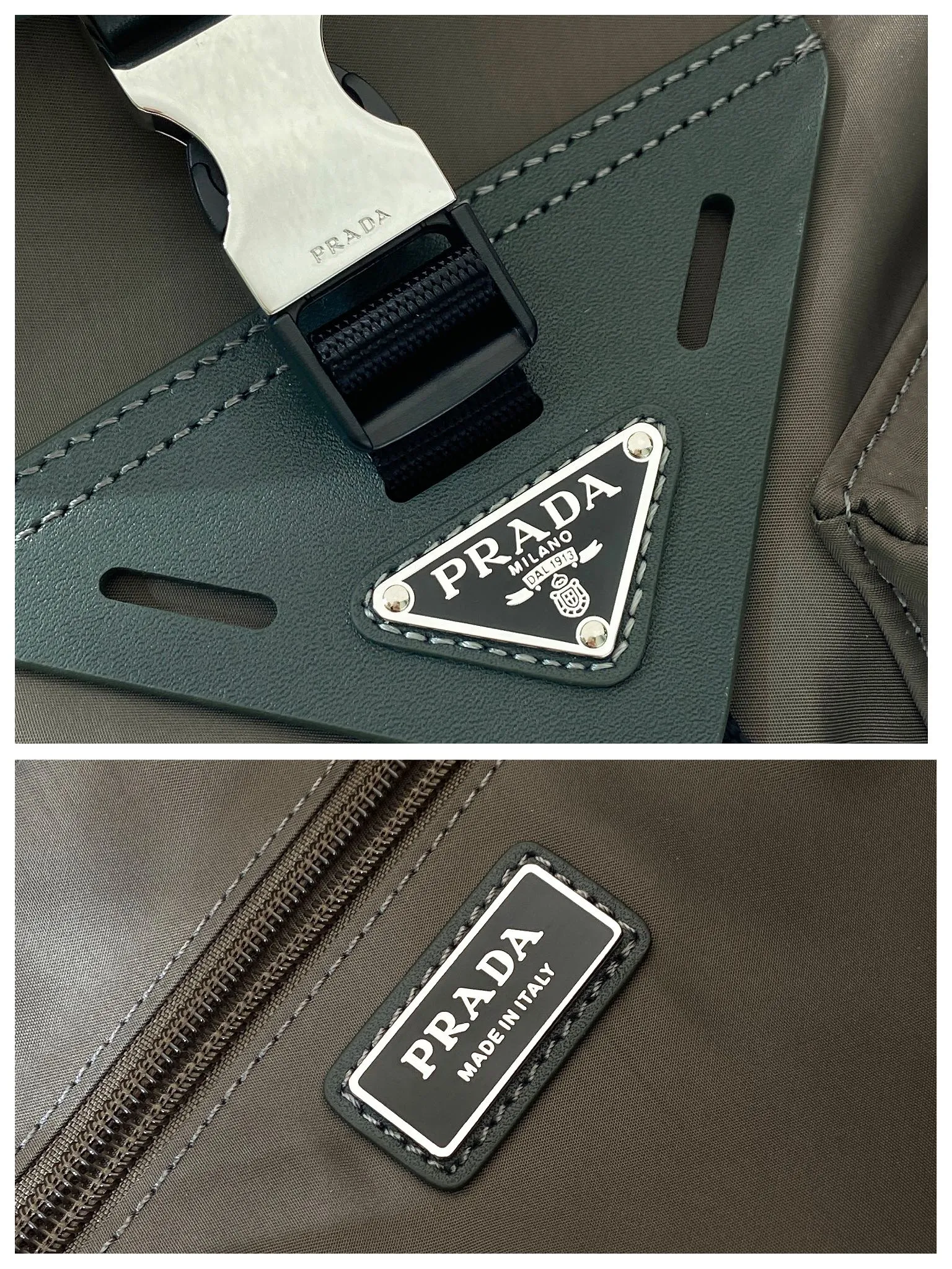 💰1320🎉New men's bag🎉2VD062 crossbody bag🎉🎉 This crossbody bag is made of imported nylon fabric and top-grade hardware. It features 2 zippered pockets on the front, a flap buckle, and a long adjustable shoulder strap. Large capacity space and many compartments. It is practical and elegant, hurry up and get it, it is another popular style that will never go out of style🎉🎉 Length 29x Height 23x Bottom 15cm🎉🎉🎉👏👏👏