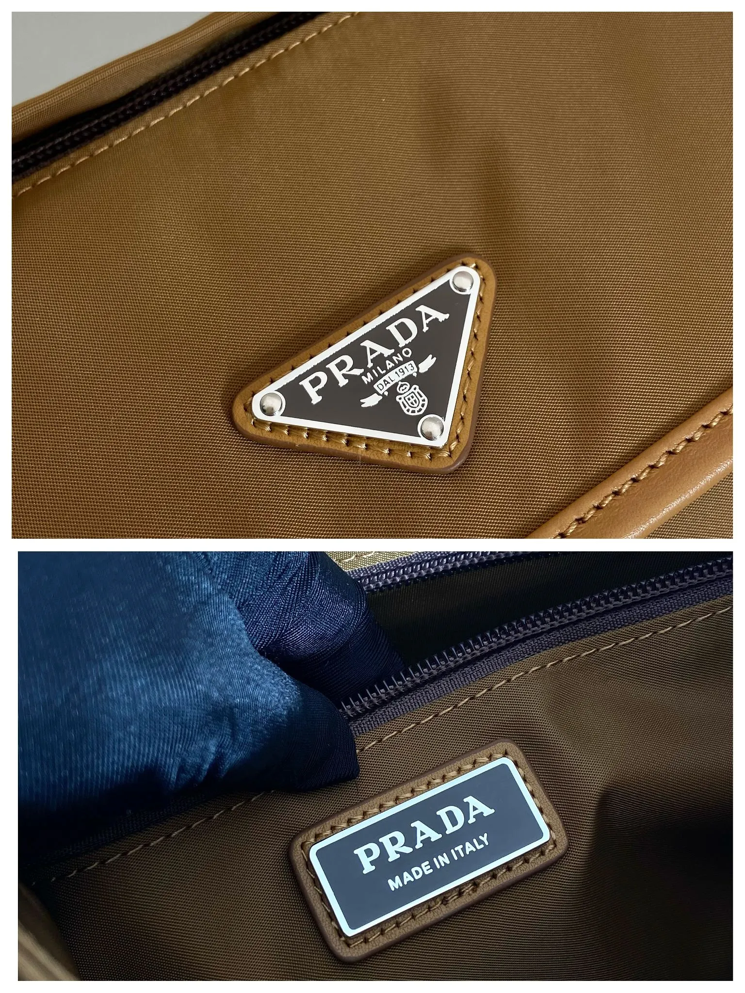 💰1260🎉New messenger bag🎉🎉2VD066 small🎉🎉 This messenger bag is designed with Re-Nylon recycled nylon fabric, with contrasting calfskin, flap and snap closure, three external zipper pockets, internal zipper pocket and patch pocket. It has a large capacity and is a hit that will never go out of style. Handsome guys, come in quickly🎉🎉92698650 Length 20 height 19 bottom 10cm🎉🎉🎉🍊🍊🍊