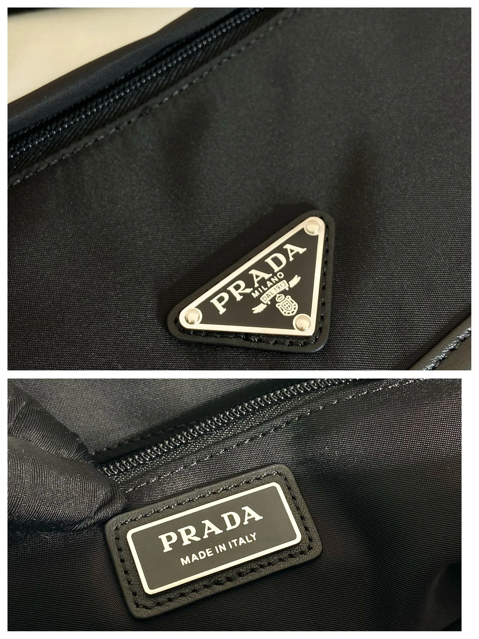 💰1260🎉New messenger bag🎉🎉2VD066 small🎉🎉 This messenger bag is designed with Re-Nylon recycled nylon fabric, with contrasting calfskin, flap and snap closure, three external zipper pockets, internal zipper pocket and patch pocket. It has a large capacity and is a hit that will never go out of style. Handsome guys, come in quickly🎉🎉 Length 20 height 19 bottom 10cm🎉🎉🎉🍊🍊🍊