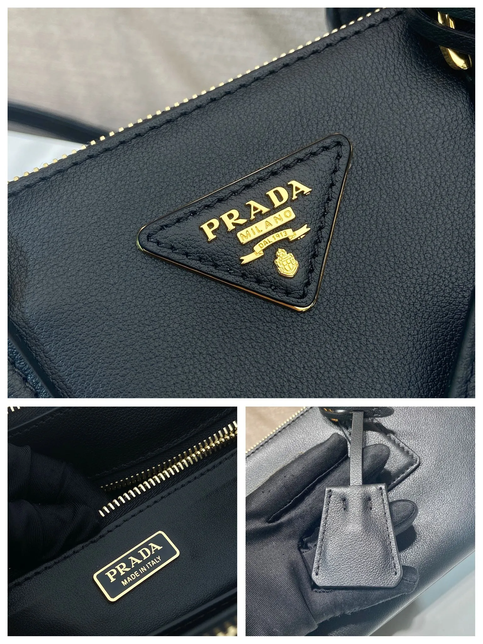 💰1700🎉New killer bag🎉1BA457 new product🎉🎉 This killer bag is made of imported calfskin, top-grade hardware, equipped with a detachable and adjustable long shoulder strap, with large capacity space, and the upper body is very beautiful. Yes, it is back with double cleats, and it is another popular style that will never go out of style🎉 Hurry up and get it👏👏 Length 28x Height 14x Bottom 10.5cm👏👏👏💰💰💰