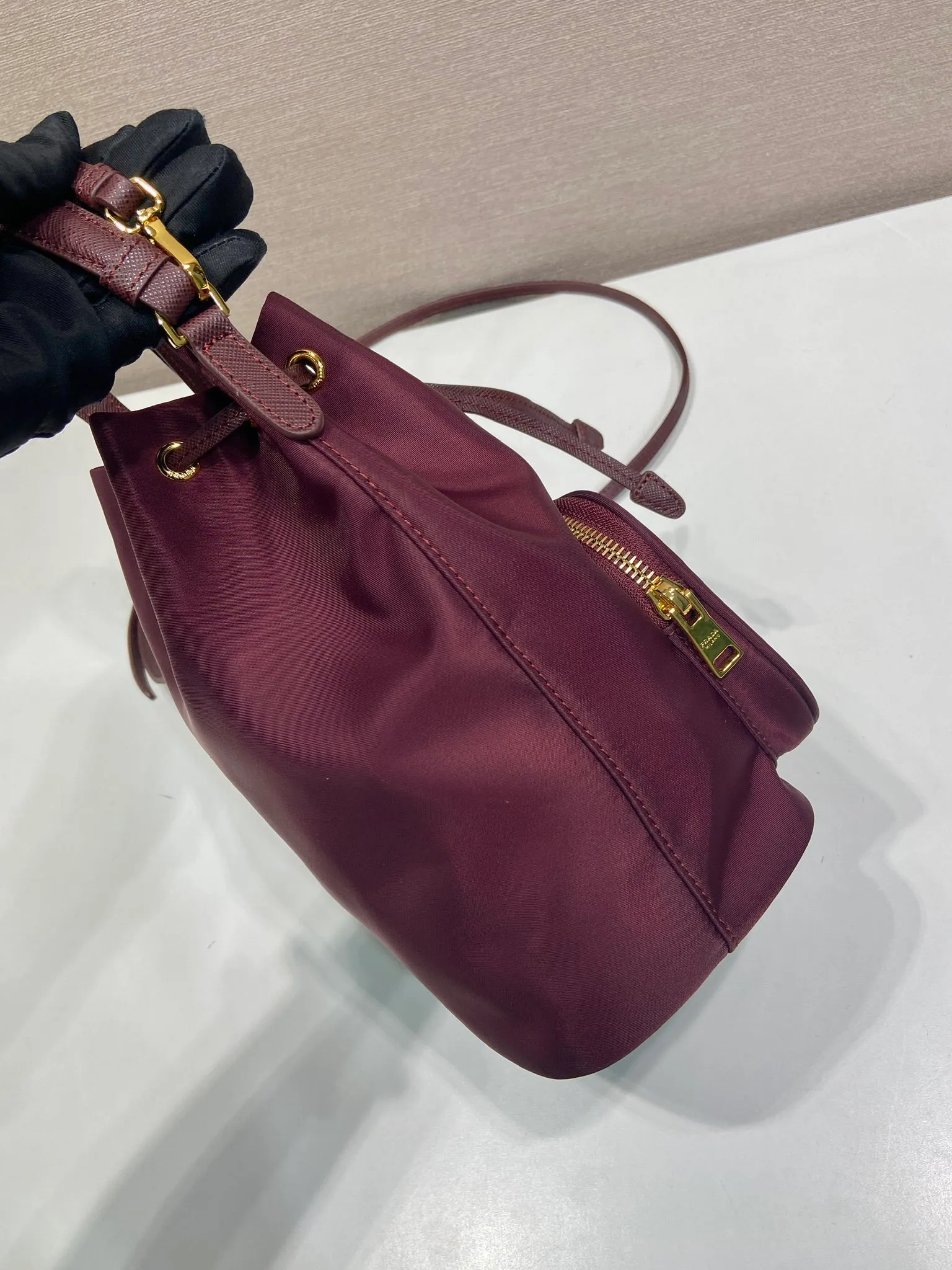 💰760, the classic model 1BH038 new color😘 has arrived👏👏 Made of imported nylon fabric, top grade five, portable/diagonal, light, practical and fashionable, beauties hurry up and get it, 165 OEM code, length 18x height 23 base × 12cm📢📢📢📢