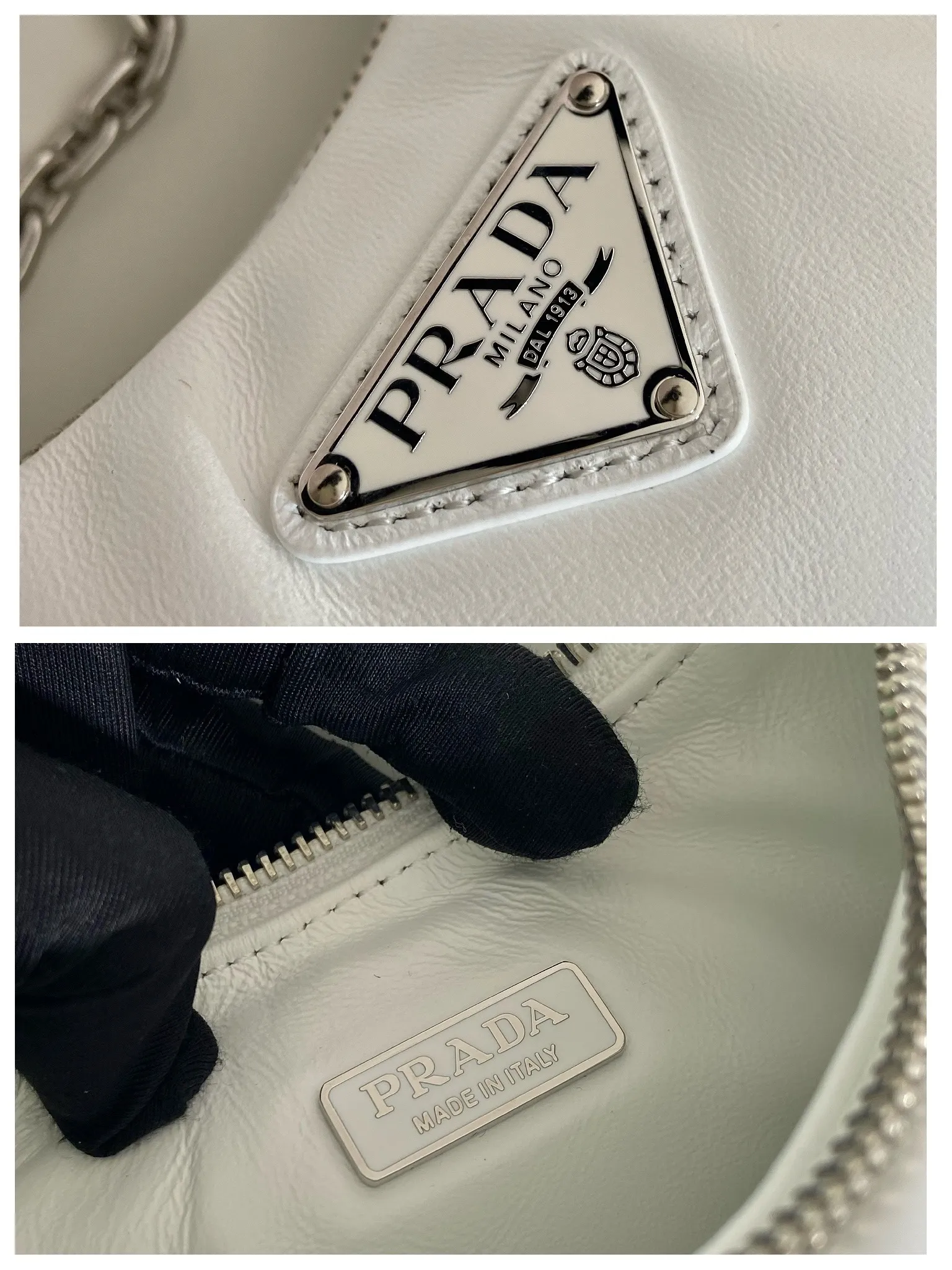 💰1520🎉Lambskin three-in-one🎉1BH204🎉🎉 This three-in-one padded shoulder bag is made of soft lambskin and has a simple silhouette. It is equipped with a detachable long nylon shoulder strap and velvet strips. It is a favorite small bag on the shoulder strap. So cute 😉 It feels very soft🎉, practical and casual, babies, hurry up and get it🎉🎉 Length 22x height 18x ​​base 6.5cm🎉🎉🎉🍊🍊🍊