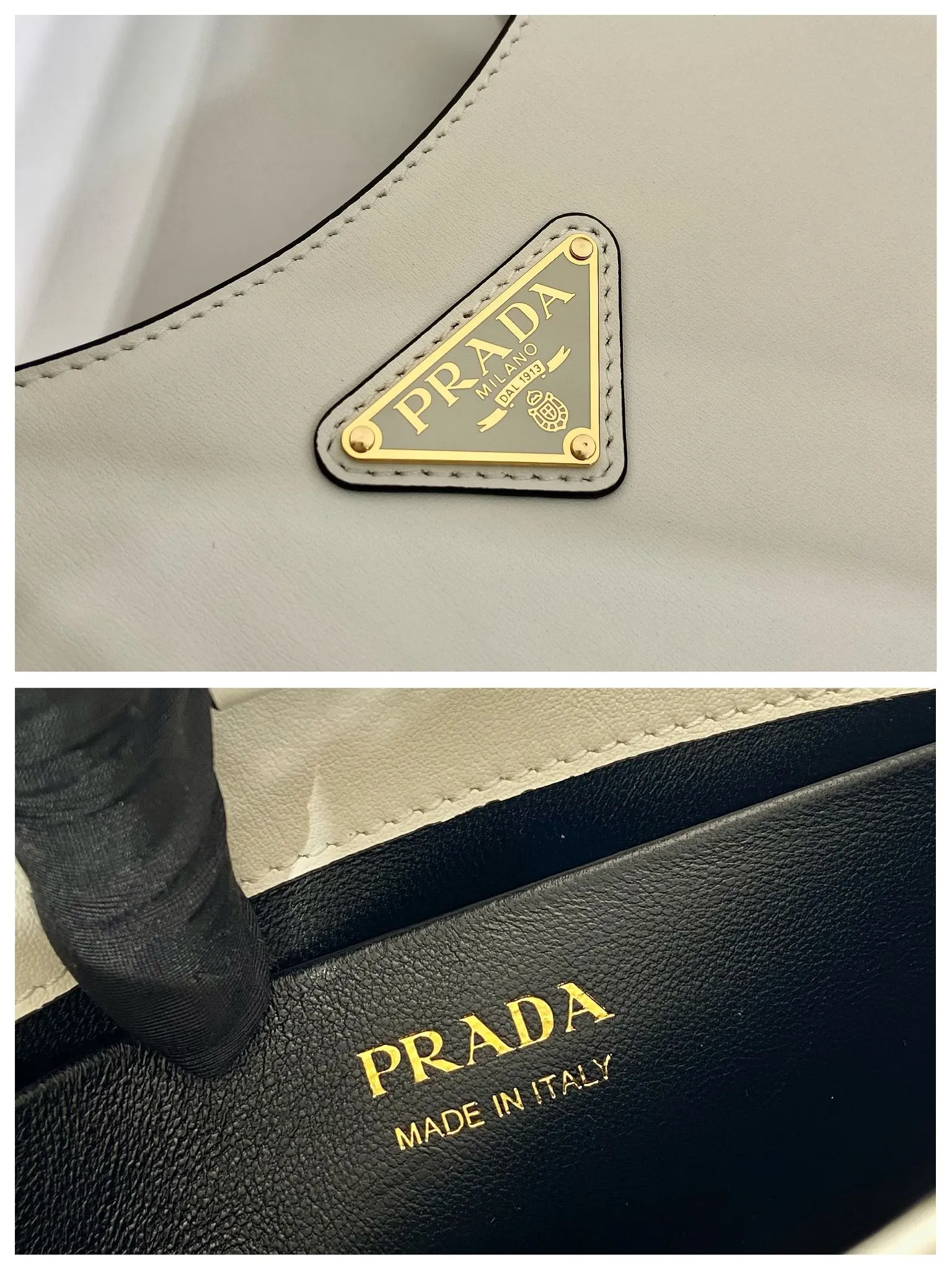 💰1500🎉New Cleo🎉1BC179 new armpit bag🎉🎉 This crossbody bag is made of imported calf bag with imported sheepskin inside. It is very stylish whether it is carried in the hand or on the shoulder, and the upper body effect is great. The capacity and practicality must be strong, the hand feel is soft, and it has a full sense of luxury. My favorite babies. Hurry up and get it. Size: length 27x height 19x bottom 5cm🎉🎉🎉👏👏👏