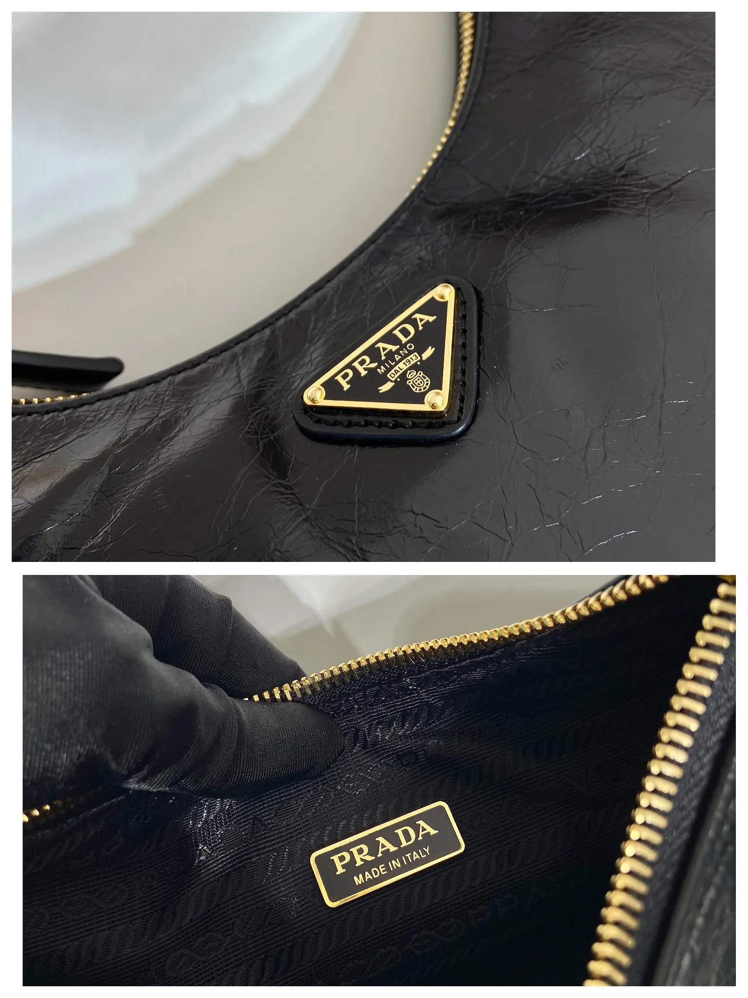 💰1300🎉Oiled wax leather Hobo🎉1BC204B handbag/underarm bag/crossbody bag This Hobo handbag/underarm bag/crossbody bag is very functional, three uses in one bag, perfect🎉🎉 Made of imported oiled cowhide leather, it looks fashionable and elegant. The shoulder straps can be adjusted and switched at any time😘😘The upper body effect is beautiful, convenient and practical🎉🎉Hurry up and get it👏👏 Length 23x Height 17x Bottom 6.5cm