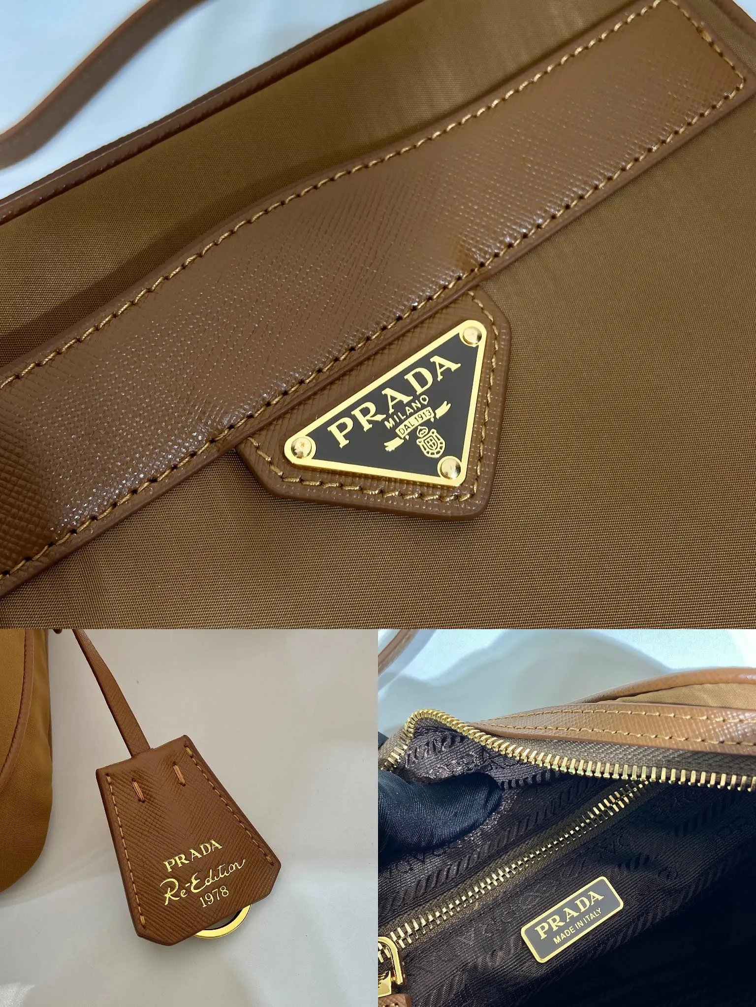 💰1160🎉New 🎉1BH218 Shoulder Bag🎉🎉 This shoulder bag is made of nylon fabric and Saffiano leather, with a double-layer zipper design, adjustable cowhide shoulder straps, an external zipper pocket and elegant Saffiano leather details, and the iconic enameled triangular metal logo as the finishing touch. Simple and elegant, with large capacity and production space, it is also a popular style that will never go out of style. Get it now🎉🎉 Length 21x Height 17x Bottom 8cm🎉🎉🎉💰💰💰