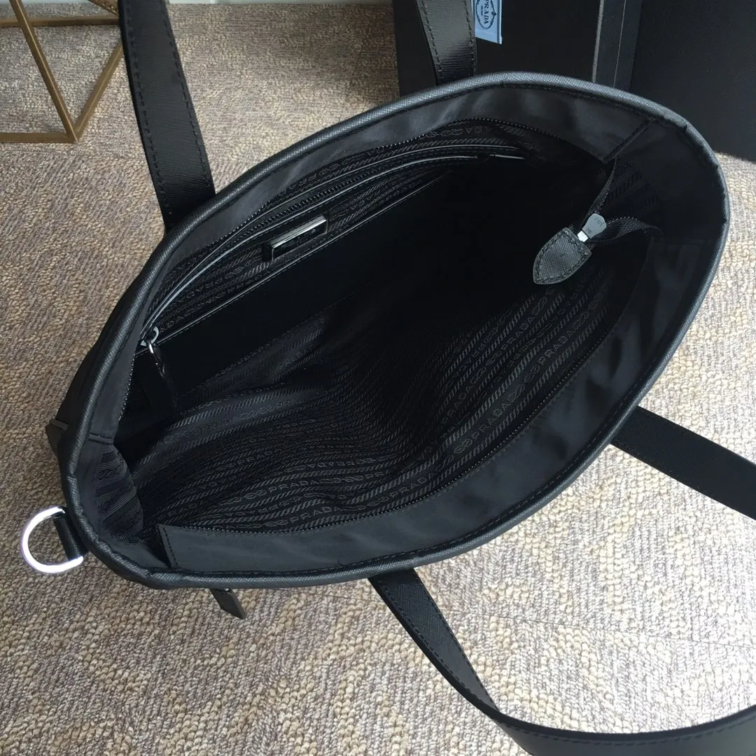 💰1200, P's new men's bag, 2VG860, top quality, made of parachute fabric, top hardware, many compartments, a must-have for men, length 34x height 34.5cmX7cm