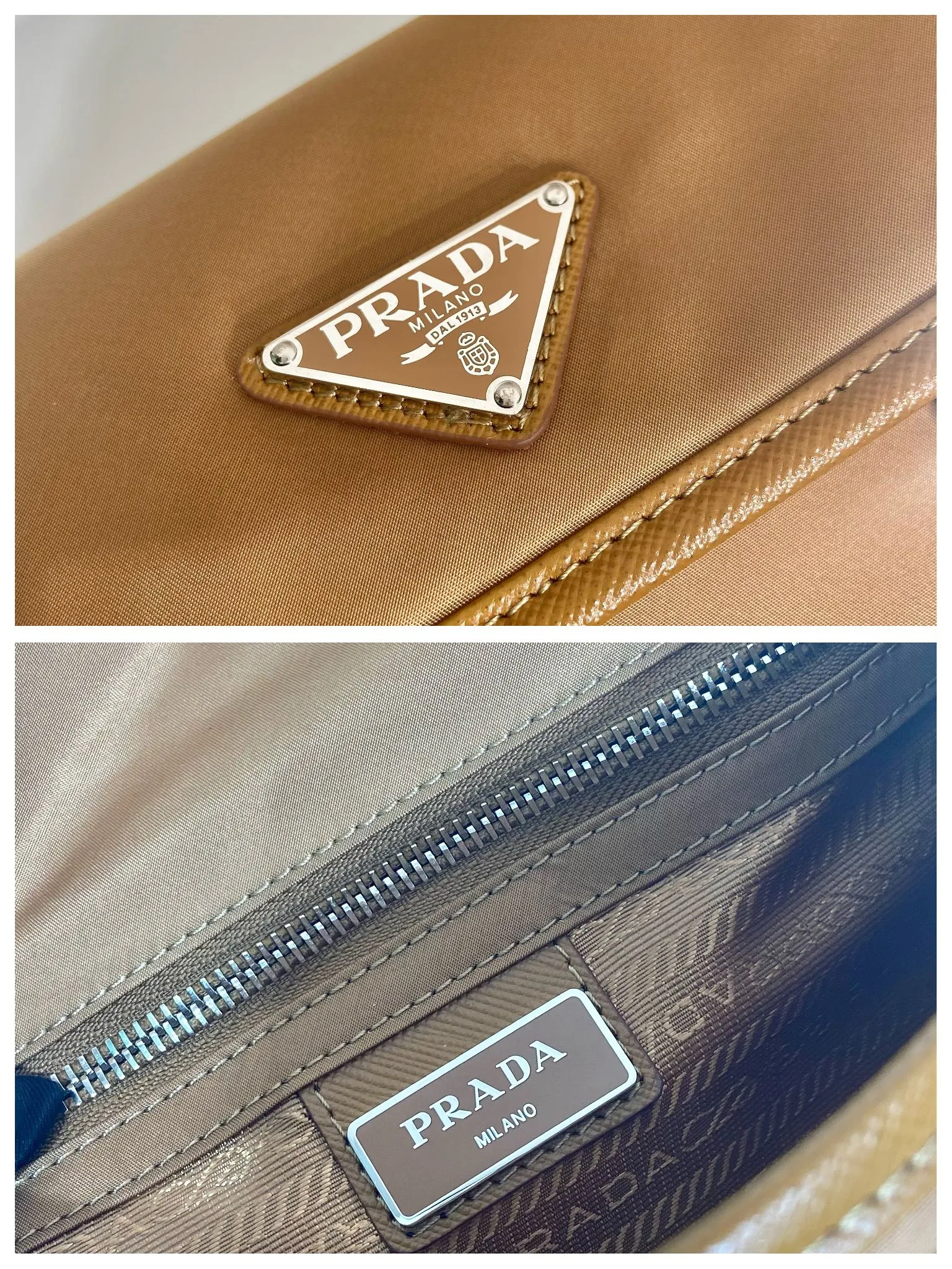 💰1120🎉New messenger bag🎉Arrived🙊New color🙊 New three-in-one combination messenger bag🎉Model number: 2VD034😘 The most representative nylon triangle logo element Simple latest triangle logo decoration without compressing space Super versatile😘At the same time, there is also a small charm bag hanging on the shoulder strap, which can also be hung on the trousers as an accessory👍👍The overall low-key luxury and versatile, the commuter bag can be casual or cool😎It is practical and fashionable to carry, super tasteful😘Unisex model👫👫👫 If you like it, hurry up and get it, it is a messenger bag that will never go out of style👏👏 Length 22x height 16x base 8.5cm👏👏👏💰💰💰