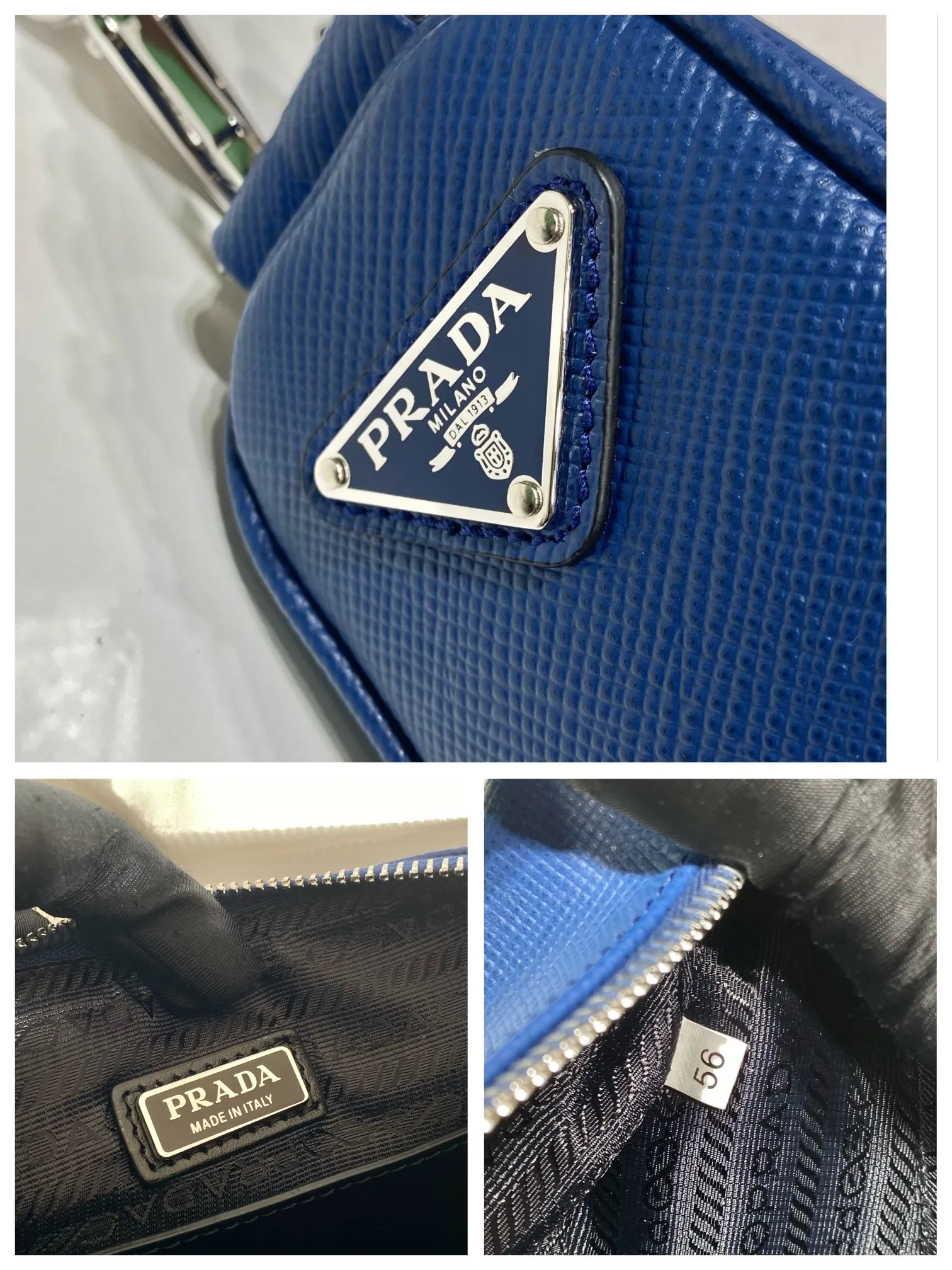 💰1520🎉Embroidered webbing triangle bag🎉2VH155🎉🎉 This triangle bag captures the symbolic geometric shape of the P family. It is made of the brand's iconic Saffiano leather, showing unique cross-parallel features and a large embossed triangle logo. My favorite is this webbing embroidered shoulder strap😘It can be detached to match other bags. The capacity is very large and the feel must be soft👏👏Universal model for men and women🎉🎉, perfect, hurry up and get it🎉🎉 Length 28x Height 18x ​​Bottom 11cm🎉🎉🎉👏👏👏