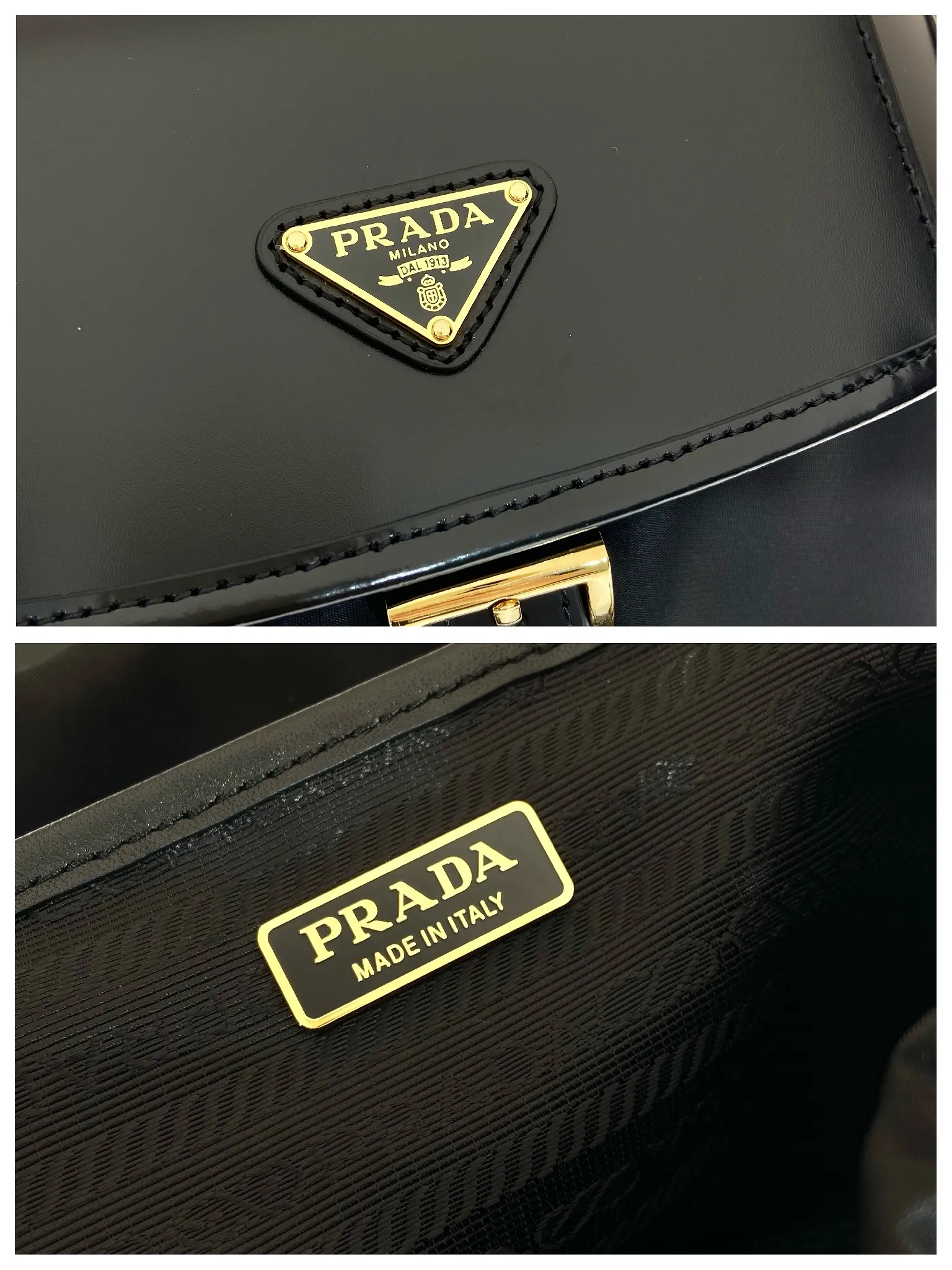 💰1240🎉New backpack 🎉1BZ074🎉🎉 This backpack combines several elements, imported nylon fabric and glossy cowhide 🎉Top metal hardware accessories. Elegant and versatile, it features an exterior zip pocket and is embellished with the signature enameled triangle metal logo. Another backpack that will never go out of style. beauties. Hurry up and get it🎉🎉 Length 20.5x Height 25x Bottom 11.5cm🎉🎉👏👏