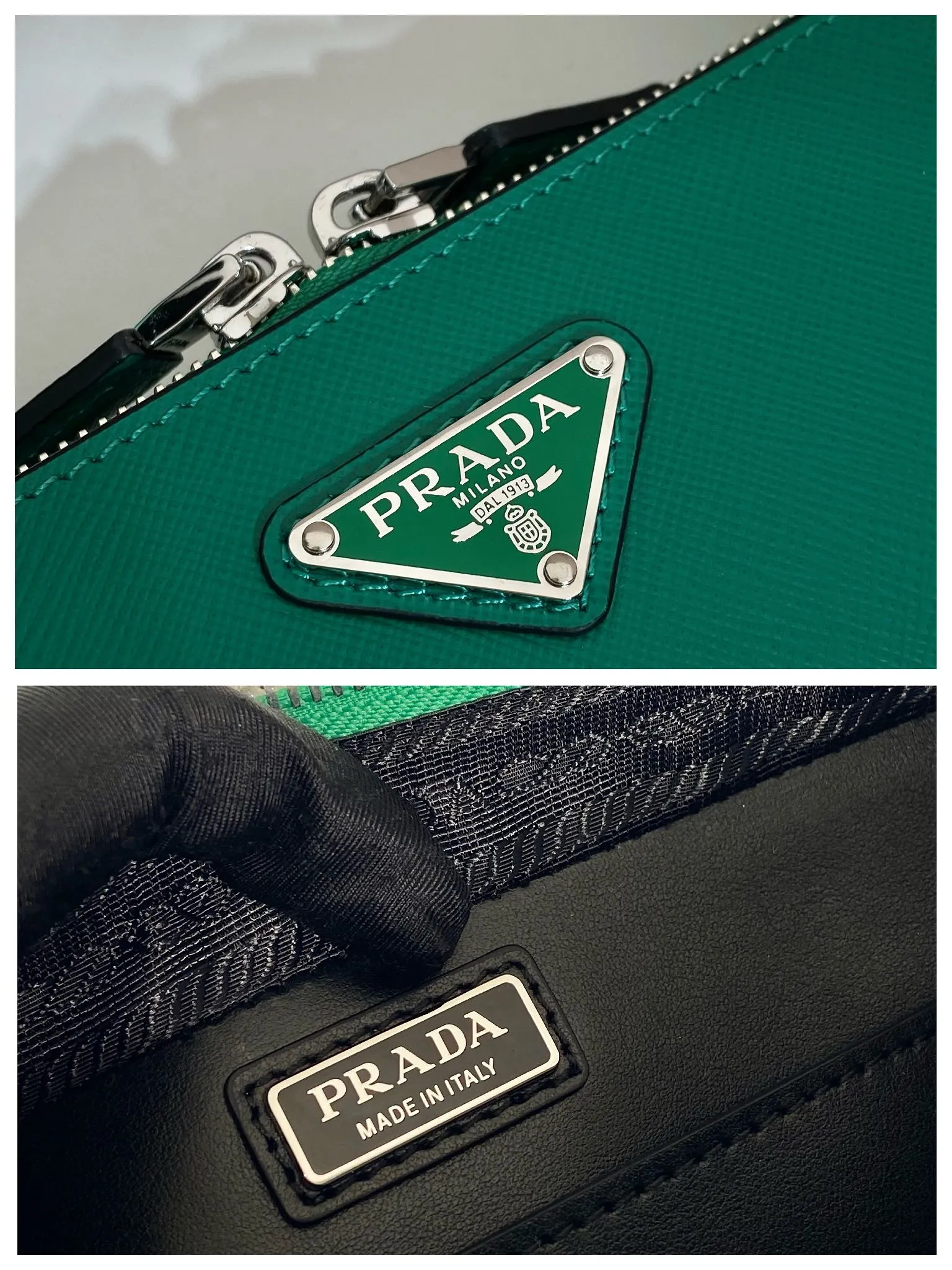 💰1120🎉New Messenger Bag🎉2VH173 Cross Pattern New Color🎉👏 The outline of this 2024 Brique handbag is smooth and elegant. The unique interwoven texture of Saffiano leather and wax-scaling process add to the elegance and noble temperament. The detachable and adjustable shoulder strap features an enameled metal triangle logo for a stylish and versatile fit. It has a large capacity and is worth owning. Hurry up and get it🎉🎉Length 19x Height 11.5x Bottom 3.5cm🎉🎉👏👏