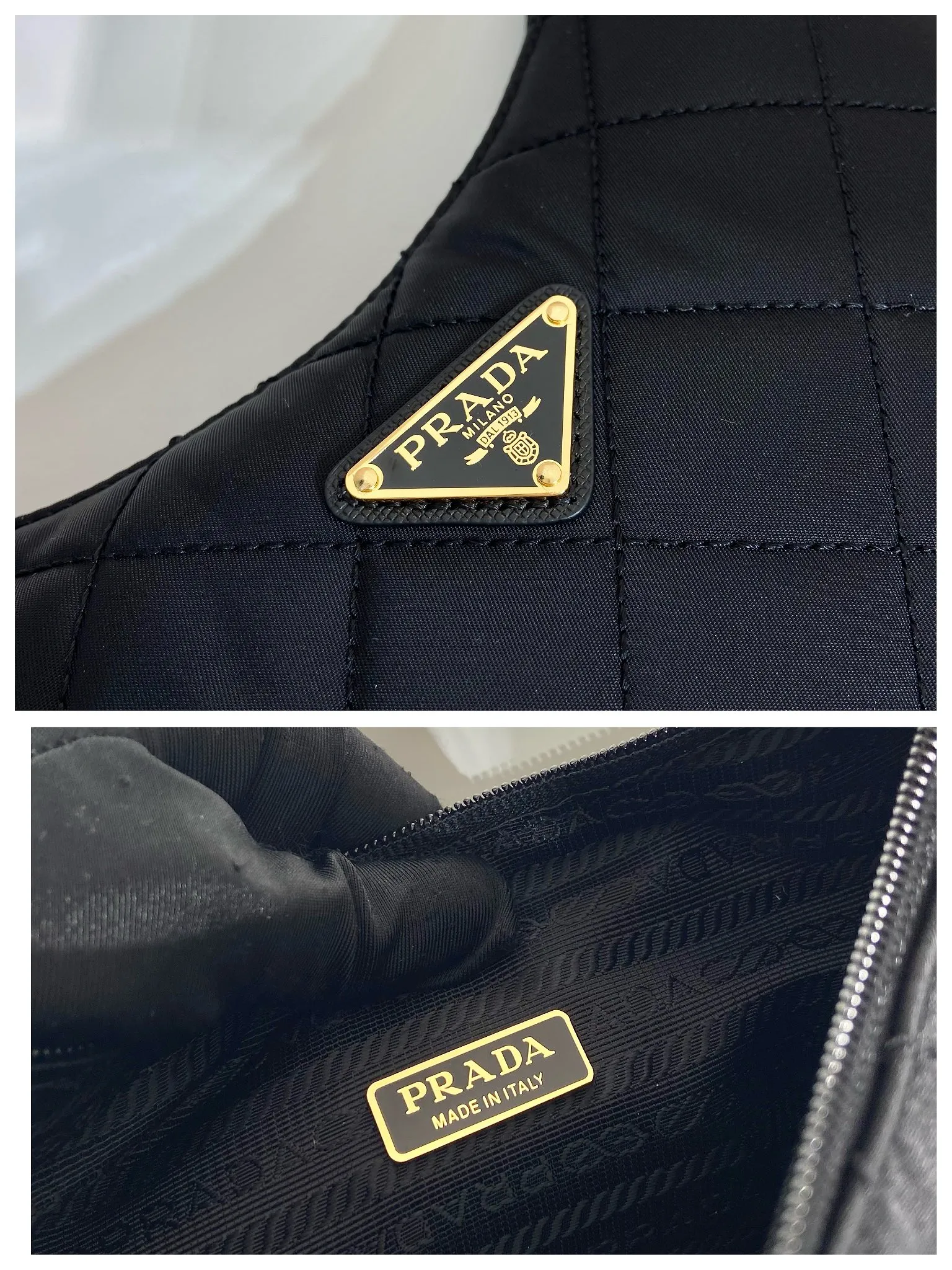 💰760🎉New diamond Hobo🎉1NE515A🎉 This underarm diamond Hobo is made of imported nylon fabric and triangular diamond stitch design. It looks particularly noble and elegant. Super simple and eye-catching👏👏, lightweight/easy to wear/easy to wear/fashionable/underarm bag🎉🎉, can be carried by hand/shoulder, super beautiful👏👏 Baby, hurry up and get it, it is another timeless and popular style🎉🎉 Length 23x height 17x base 5.5cm