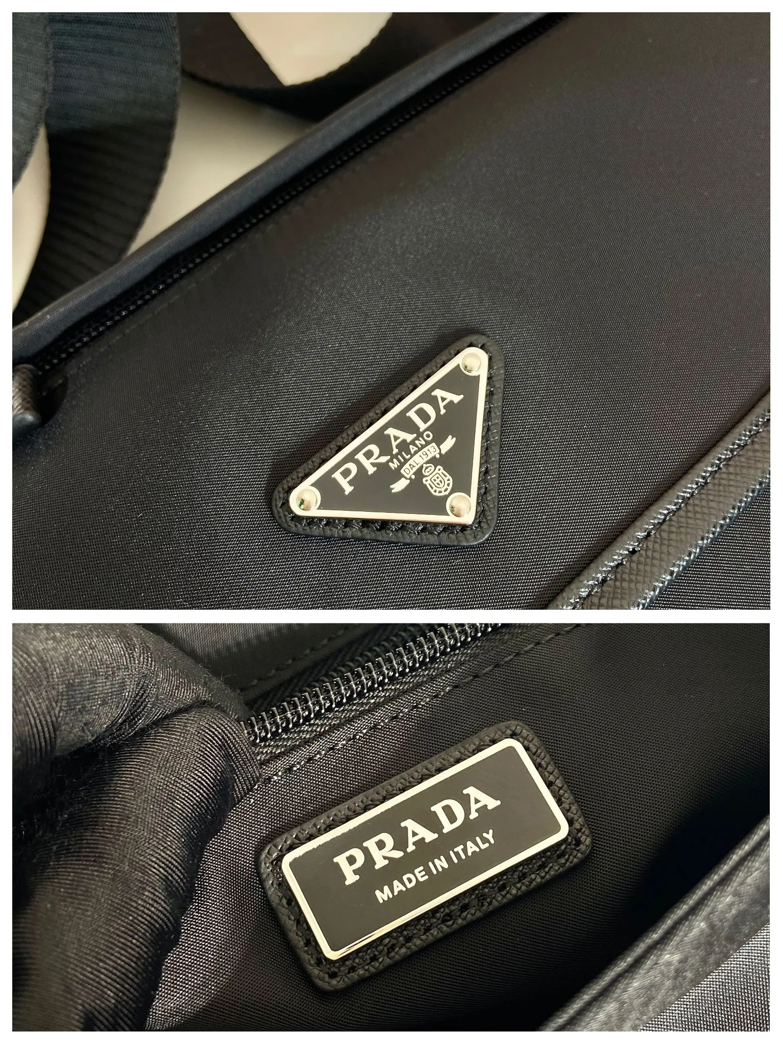 💰1120🎉New messenger bag🎉🎉2VD066 small🎉🎉 This messenger bag is designed with Re-Nylon recycled nylon fabric, with flap and snap closure, three external zipper pockets, internal zipper pocket and patch pocket. It has a large capacity and is a hit that will never go out of style. Handsome guys, come in quickly🎉🎉 Length 20 height 19 bottom 10cm🎉🎉🎉🍊🍊🍊