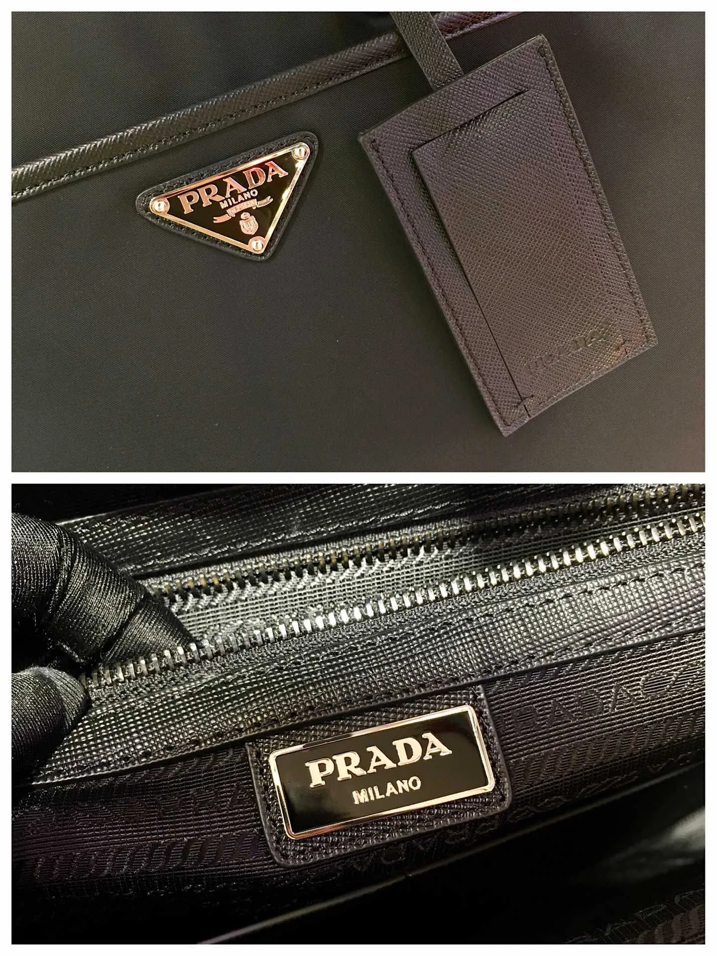 💰1660🎉Exclusive first release🎉 2VE015 multifunctional briefcase/backpack👍👍Made of imported nylon material and Saffiano cross-grain cowhide, detachable and adjustable nylon shoulder straps, external zipper laptop bag, back pocket, 2 double shoulder straps can also be hidden inside, can be used as a backpack👏👏This simple and fashionable design is suitable for business people, and can be used for different occasions. It can be used not only as a document bag but also as a backpack, one bag for both purposes👍👍. Super functional👍👍, worth owning😘😘length 40x height 31x bottom 11👏👏👏💰💰💰