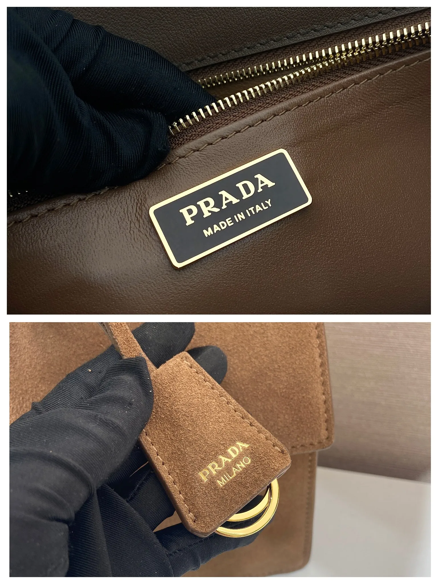 💰1500🎉New catwalk model🎉1BN023 suede leather🎉🎉 This new Soft Sound handbag is made of imported suede leather and soft sheepskin interior. It has ample space, is chic and versatile. Equipped with a detachable long shoulder strap and two compartments, it can be carried by hand or on the shoulder. 😘Shows diverse and fashionable styles. The upper body effect is so classy, ​​I love it😘, it’s another popular model for internet celebrities, babies, hurry up and get it🎉🎉 Length 28x Height 16x Bottom 10cm🎉🎉🎉👏👏👏