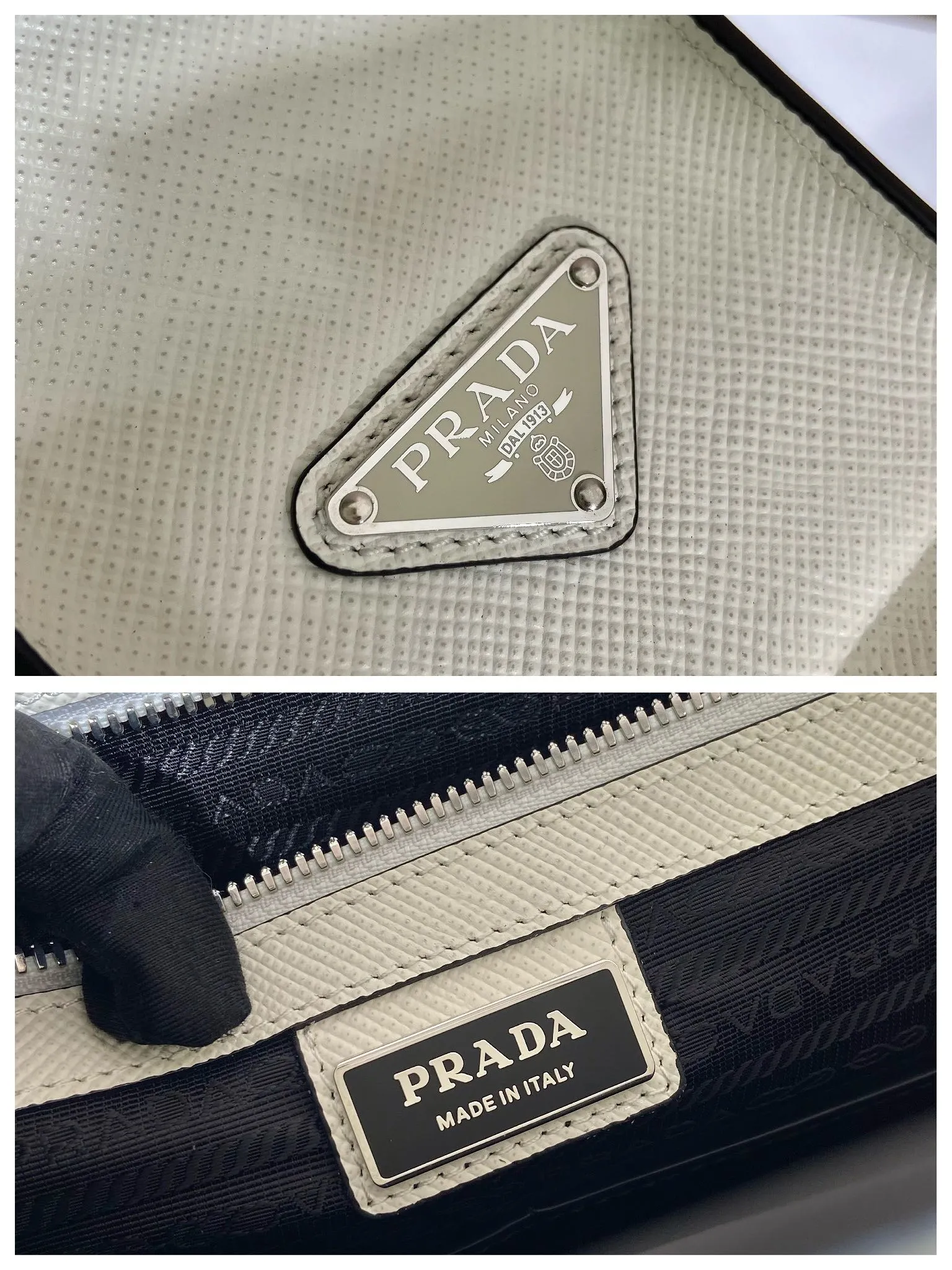 💰2040🎉Embroidered webbing tote bag🎉2VG084🎉🎉New color🎉🎉 This stylish and simple tote bag is made of imported Saffiano leather, with a large embossed logo and unique cross parallel lines. My favorite is this detachable embroidered webbing, which can also be matched with other bags🎉🎉Simple and elegant, fashionable, full of street fashion👏👏 Length 37x Height 37x Bottom 9cm