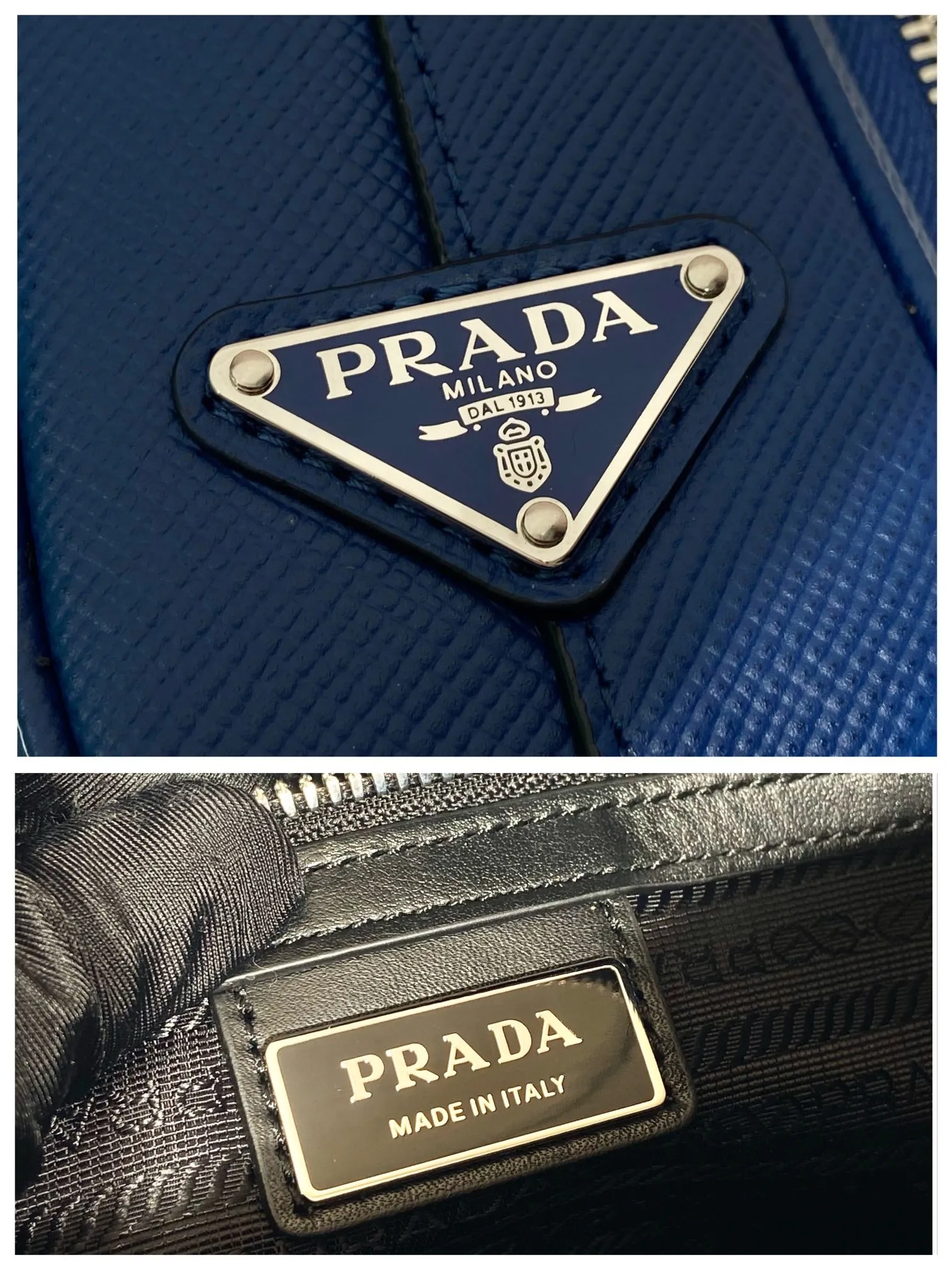 💰1840👏Men's cross-body bag with embroidered webbing👏2VH152👏👏 This stylish and simple shoulder bag is made of imported Saffiano leather with a large embossed triangle logo. It is equipped with a detachable embroidered webbing, which can be matched with other bags👏👏Front pocket design, showing the unique characteristics of crossed parallel lines. Simple, elegant and fashionable, it is very fashionable on the street, hurry up and get it👏👏handsome guys😘 Length 24x height 18x ​​bottom 6cm