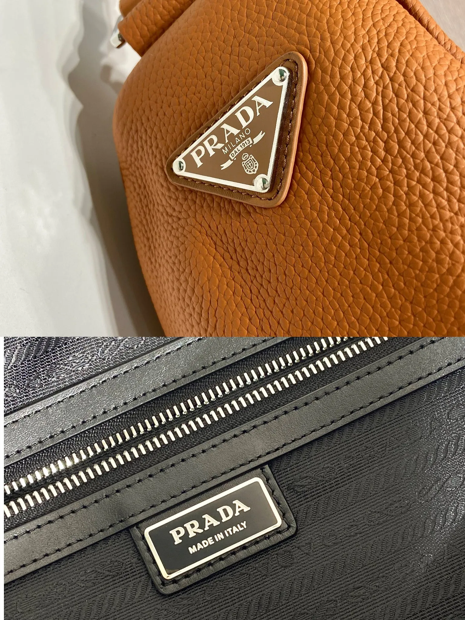 💰1860👏Full leather triangle bag👏2VY007 new color👍👍 The triangle bag that is popular among Internet celebrities is here😘. This multifunctional triangle leather crossbody bag is equipped with an adjustable shoulder strap, making it easy to carry it in different ways. The novel bag body design reinterprets the exquisite atmosphere of the same color. The large triangle design can be carried and carried, and it is full of combat power. It is really too towering. The casual style adds a great sense of youth! It’s perfect, very fashionable on the street👏👏 Bag opening length 60cm/bottom length 22.5x height 31x bottom width 28cm👏👏👏