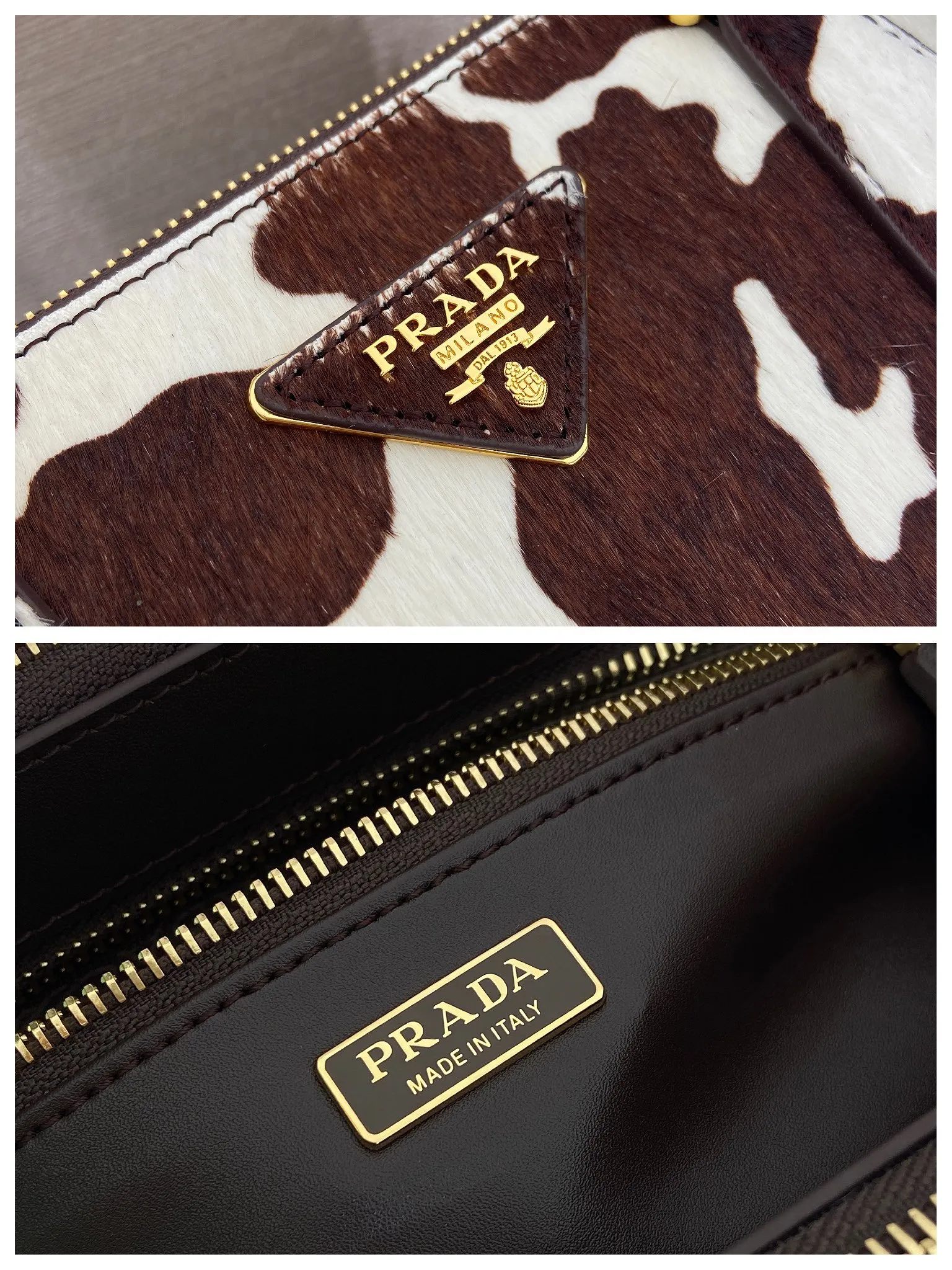 💰1840🎉New product🎉1BA457 horse hair🎉🎉 This Galleria handbag has an elegant and timeless design, reflecting the brand's characteristics in many aspects. Classic silhouettes are reimagined in slim silhouettes and animal-print leather for an avant-garde style. Detachable and adjustable leather shoulder strap and keychain, pocket zipper outer pocket, metal hardware accessories, leather triangular metal letter logo on the front, large capacity, another timeless hot item🎉🎉A must-have for winter, get it now🎉🎉 Length 30x Height 14x Bottom 10.5cm🎉🎉🎉💰💰💰