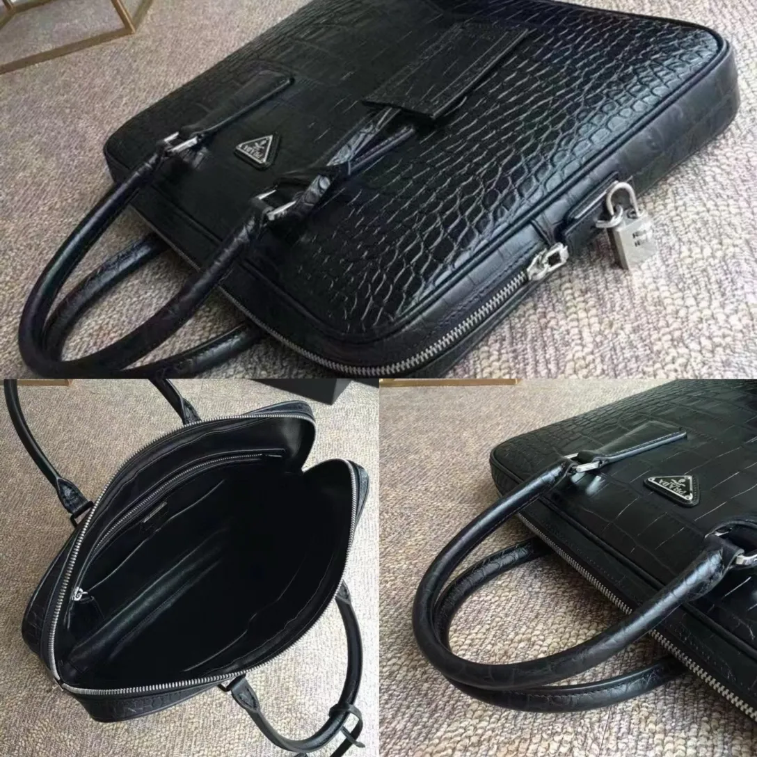 P1160¥ exclusive first release🎉🎉🎉, original item 🎉2VE368 crocodile pattern black has arrived💪💪💪, imported original leather/hardware, with imported sheepskin inside, Different classic style/encrypted code🔒, 175 OEM code, length 36x height 28x bottom length 3.5cm, ID💪💪💪[红包][红包][红包]1