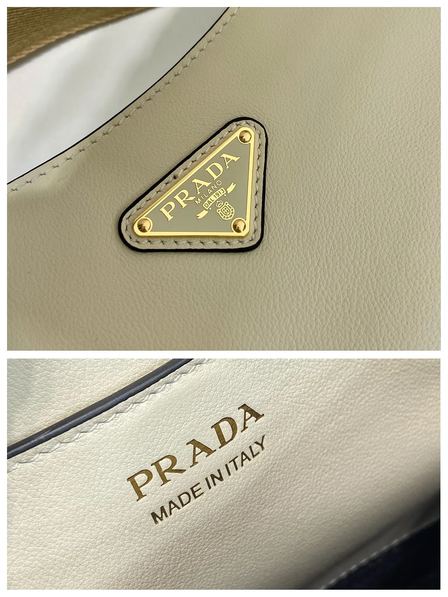 💰1500👏New double shoulder strap bag👏1BH220🎉tote bag This leather shoulder bag has a simple design and is made of imported calfskin. The metal triangle logo on the front adds an iconic tone. Equipped with 2 detachable logo webbing straps and leather shoulder straps, it can be exchanged at any time for different outfits and occasions😘😘to highlight its modern style. High fashion is the main fashion for daily matching. Hurry up and get it, it’s so beautiful👏👏 Length 20x height 21x bottom 7cm👏👏👏😘😘😘