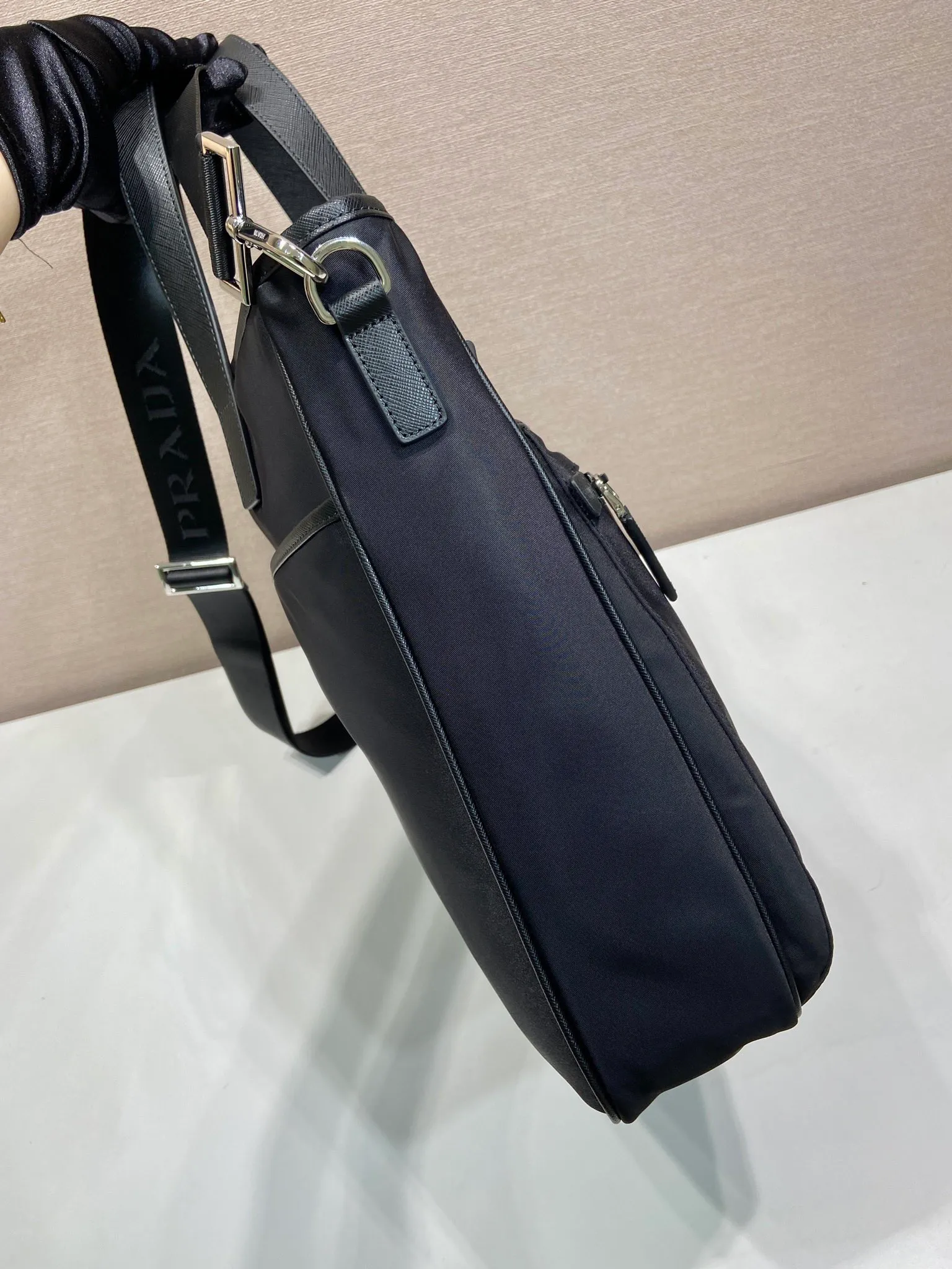 💰1200, P’s new men’s bag, upgraded version of 2VG860🎉🎉 This tote bag is made of parachute fabric, top quality, top hardware, many compartments, a must-have for men, length 34x height 34.5cmX7cm, 💪💪💪💰💰💰