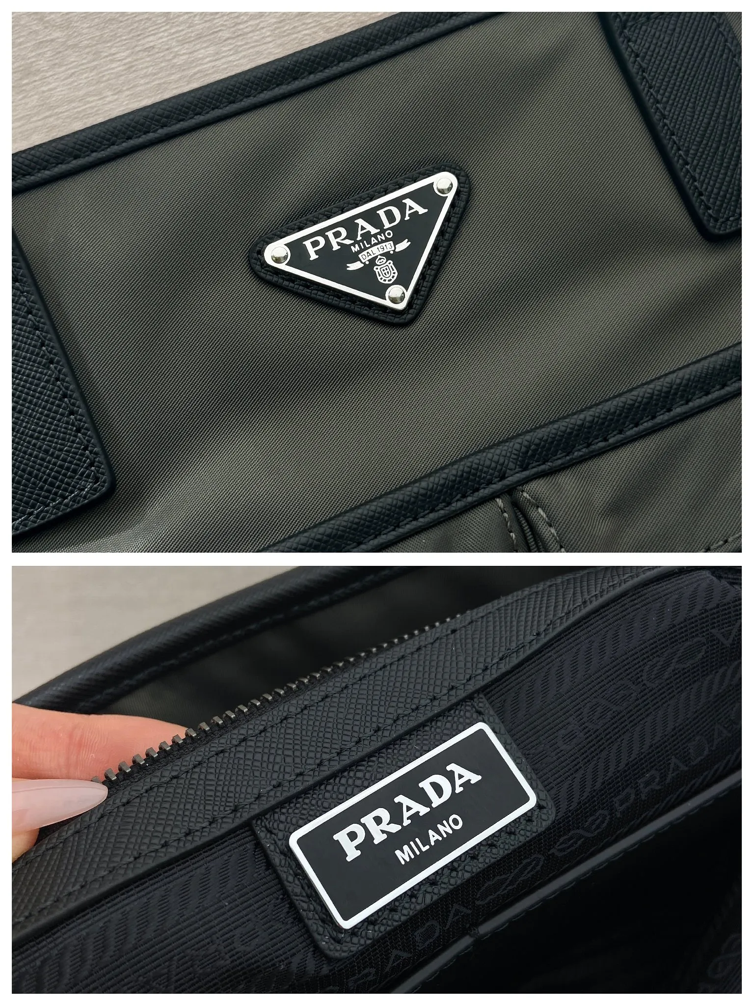 💰1200, P family's new men's bag, 2VG860 new color🎉🎉 This tote bag is made of parachute fabric, top quality, top hardware, many compartments, a must-have for men, length 34x height 34.5cmX7cm, 💪💪💪💰💰💰