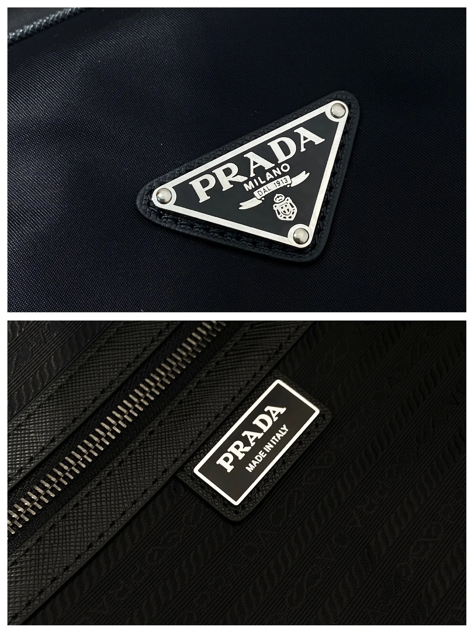 💰1580🎉New travel bag🎉2VC013🎉🎉 This Re-Nylon travel bag is decorated with exquisite Saffiano leather trim, presenting a modern and elegant charm. The detachable shoulder strap makes it easy to carry, and the signature metal triangle logo highlights the brand's style. Large capacity, light and practical, a must-have for travel🎉🎉 Length 55x Height 33x Bottom 27cm🎉🎉🎉💰💰💰