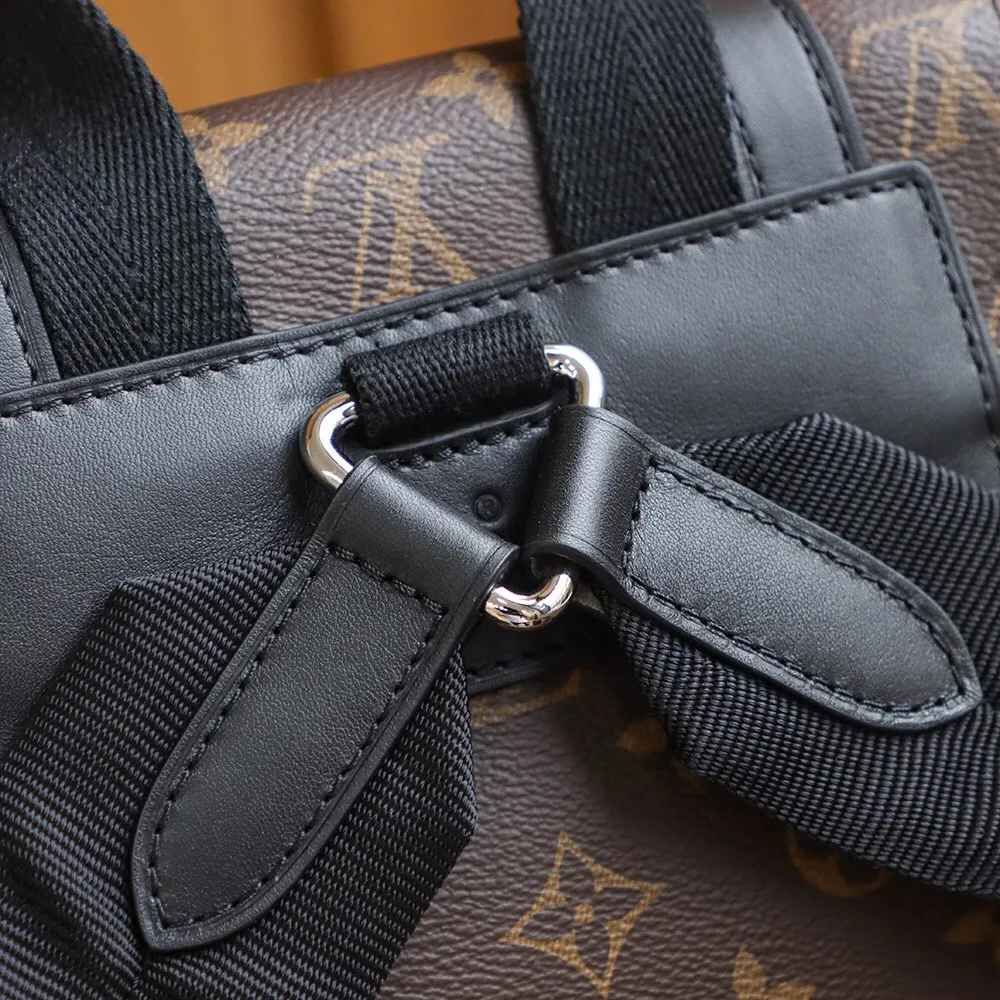 P¥960👉nfc dynamic chip version👈【Top original order, all steel hardware】𝐂𝐇𝐑𝐈𝐒𝐓𝐎𝐏𝐇𝐄𝐑 Backpack N43735 Presbyopia 🔍Perfect details 🔍The essence of solid construction.