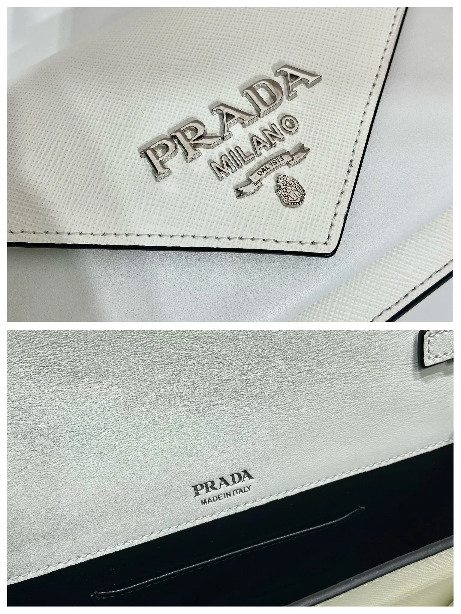 💰1320🎉New three-in-one🎉1BP40A👏👏New color😘 This mini envelope bag is equipped with a front flap, and the iconic lettering logo is embellished on the front, making the brand style clearly visible. The magnetic buckle closure design is classic, and the shoulder strap allows it to be transformed into a crossbody bag or a shoulder bag. It is versatile and can be used as a handbag. It is lined in soft sheepskin and equipped with a small pocket with a removable mirror. The design is quite thoughtful. Simple and fashionable, babies, hurry up and get it🎉🎉🎉👏👏👏👏 Length 20x Height 12x Bottom 4cm