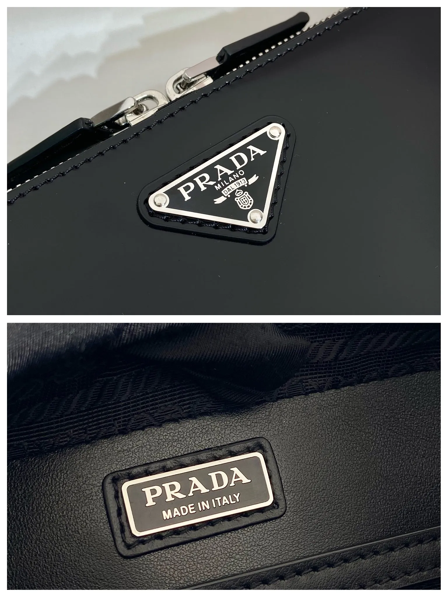 💰1120🎉New Messenger Bag🎉2VH173 Glossy🎉🎉 The outline of this 2024 Brique handbag is smooth and elegant. The unique interwoven texture of Saff glossy leather and wax ironing process add to the elegance and nobility. The detachable and adjustable shoulder strap features an enameled metal triangle logo for a stylish and versatile fit. It has a large capacity and is worth owning. Hurry up and get it🎉🎉Length 19x Height 11.5x Bottom 3.5cm🎉🎉👏👏
