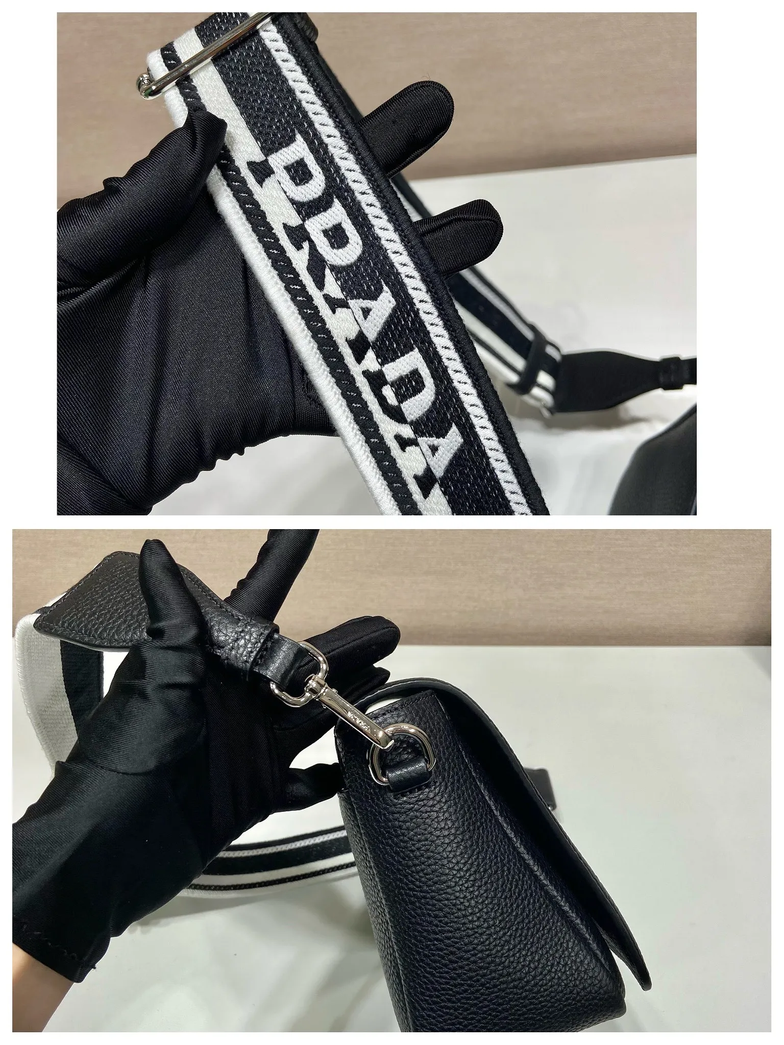 💰1800🎉New double shoulder straps🎉1BD314 double shoulder straps🎉 This double shoulder strap is made of imported deerskin grain cowhide and equipped with two interchangeable and adjustable long shoulder straps. The combination of fabric webbing and cowhide is perfect😘, versatile for mixing and matching different clothes on different occasions😘, large capacity, super soft feel🎉Hurry up and get it🎉 Length 23x height 18x ​​base 9cm🎉🎉🎉
