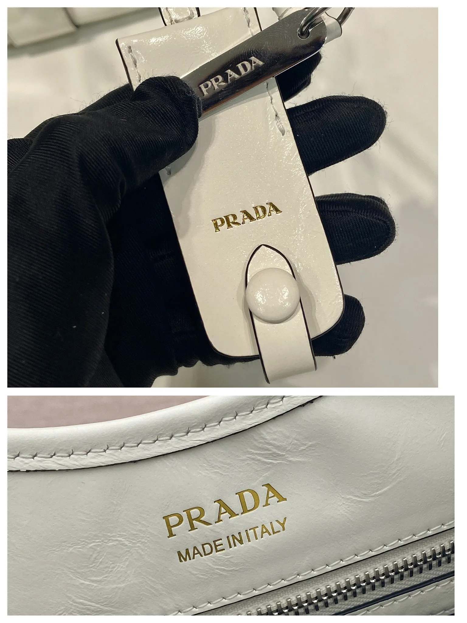 💰1700🎉New product🎉1BG563 spring and summer new model🎉🎉 This catwalk style is made of imported wax leather, top-grade hardware, the front panel is equipped with a buckle lock opening and closing, the capacity is large, it can be carried by hand or on the shoulder, and the upper body effect is very stylish. If you like babies, hurry up and get it🎉🎉 Length 30.5x Height 17.5x Bottom 9cm🎉🎉🎉💰💰💰