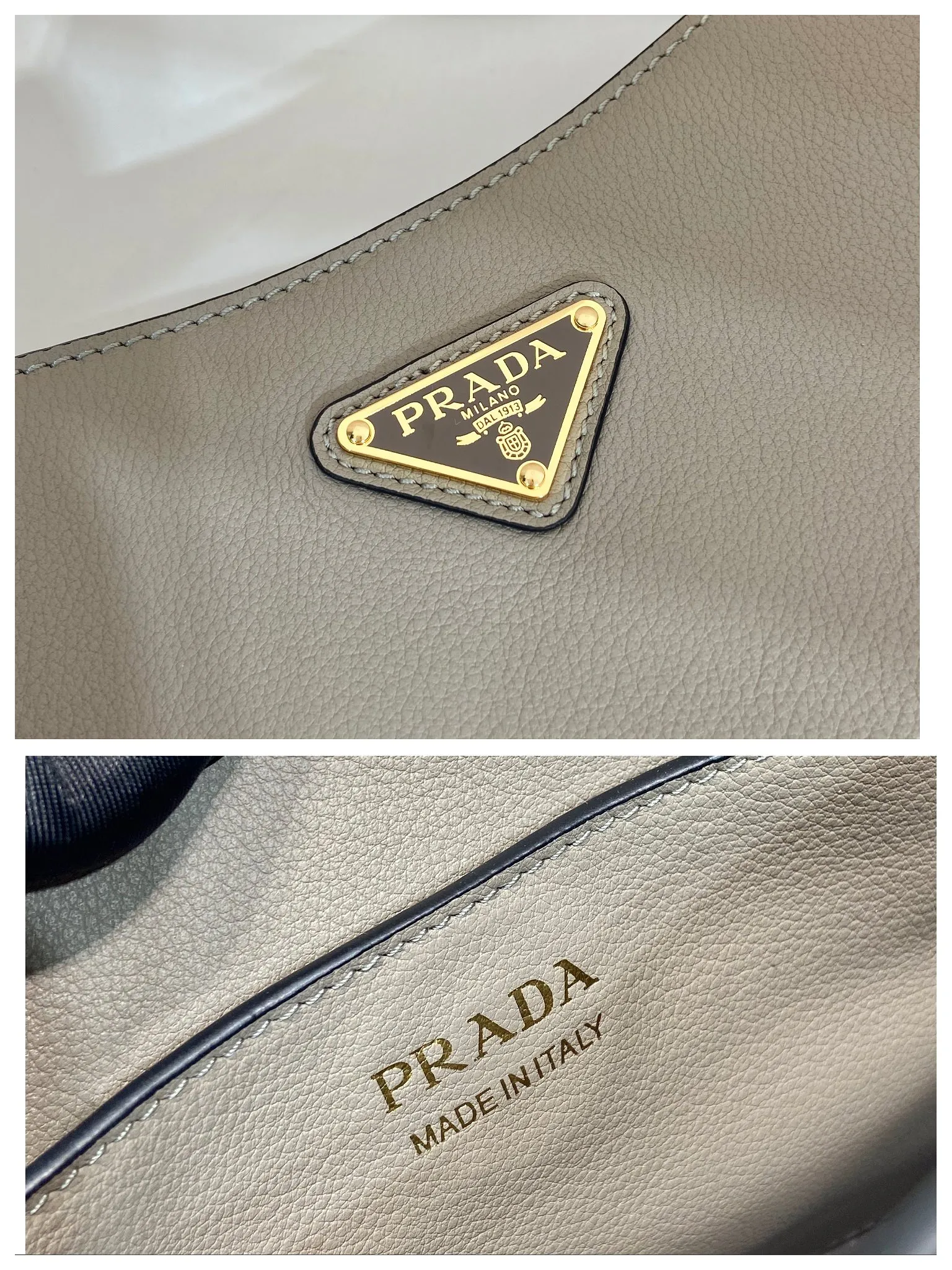💰1500👏New double shoulder strap bag👏1BH220🎉tote bag This leather shoulder bag has a simple design and is made of imported calfskin. The metal triangle logo on the front adds an iconic tone. Equipped with 2 detachable logo webbing straps and leather shoulder straps, it can be exchanged at any time for different outfits and occasions😘😘to highlight its modern style. High fashion is the main fashion for daily matching. Hurry up and get it, it’s so beautiful👏👏 Length 20x height 21x bottom 7cm👏👏👏😘😘😘