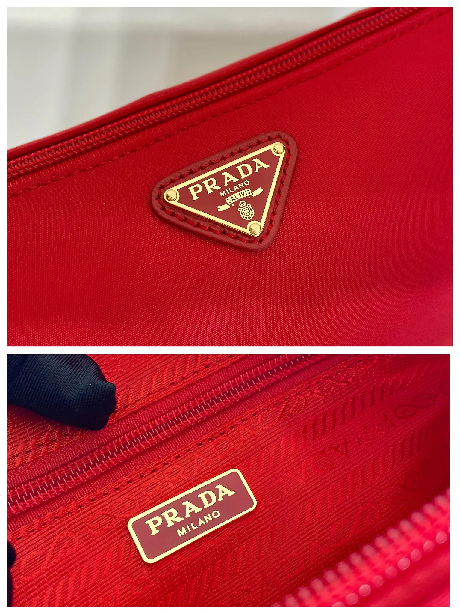 💰560🎉New handbag🎉1NS693 new color🎉🎉 This handbag is made of imported nylon fabric. The white triangle logo embellishes simple lines. The bag opens to reveal a zippered inner pocket. Detachable leather wristband, suitable for both men and women, lightweight and practical, and a popular style that will never go out of style🎉🎉 Length 20x Height 11.5x Base 9cm🎉🎉🎉👏👏👏