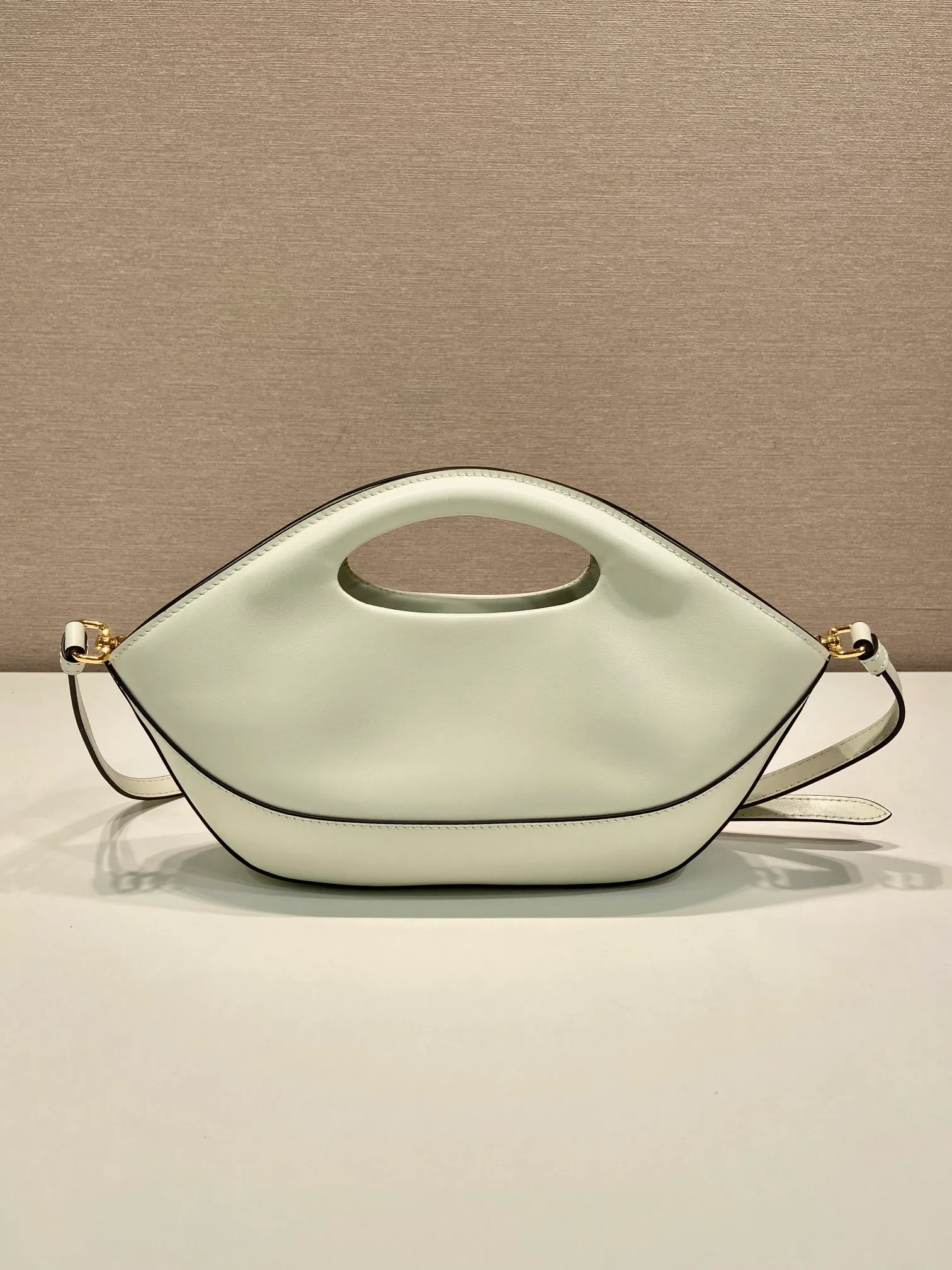 💰1500🎉New dumpling bag🎉1BA421 new style🎉 🎉 This dumpling bag is made of imported calfskin with imported sheepskin inside. Top-quality hardware, equipped with a detachable and adjustable long shoulder strap, and can be carried by hand. The upper body effect is very beautiful, fashionable and unique, babies, hurry up and get it🎉🎉Length 30x Height 20x Bottom 5cm🎉🎉