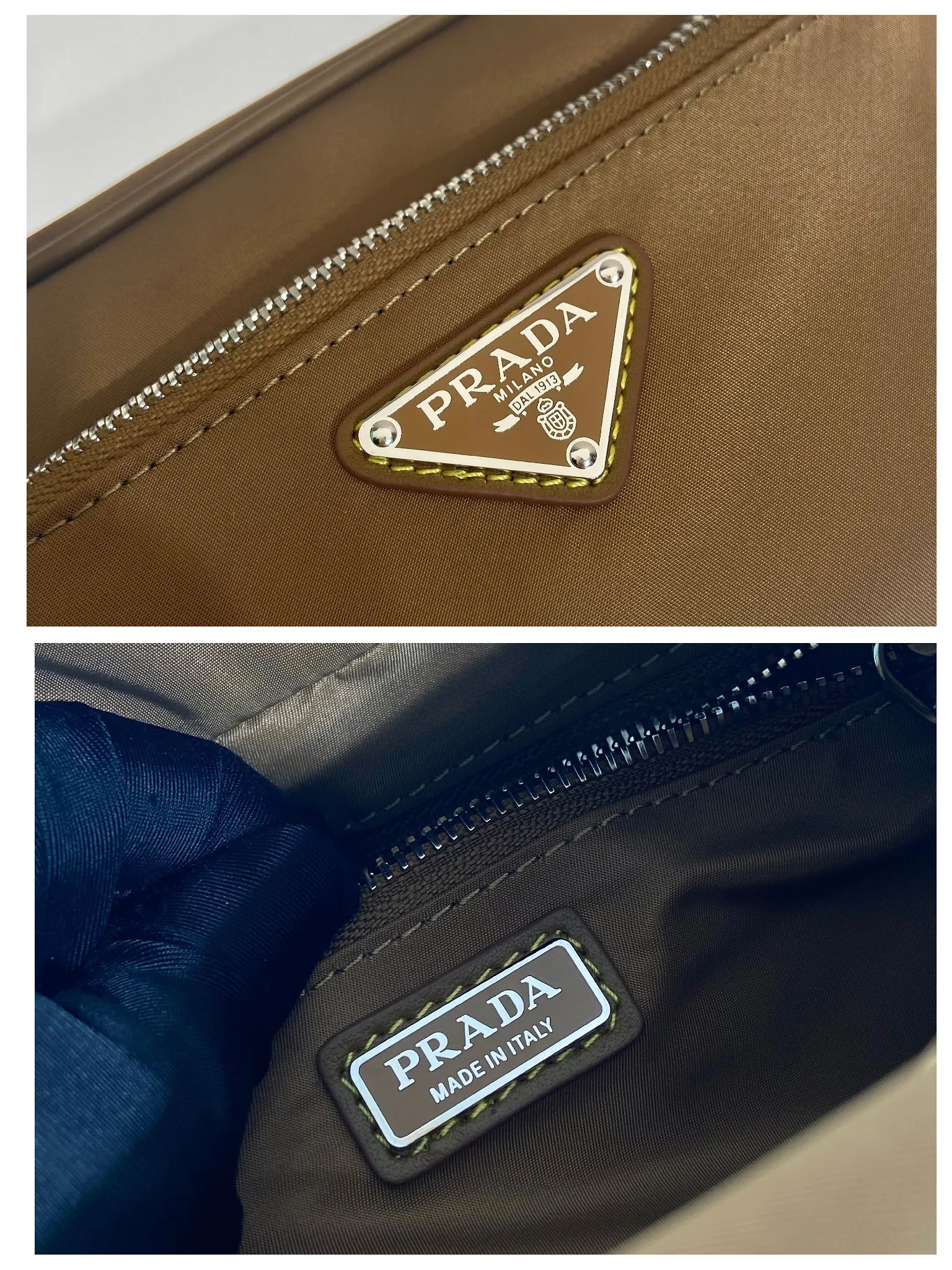 💰760🎉New toiletry bag🎉2NA819 storage bag🎉🎉 This travel storage bag is made of Re-Nylon regenerated nylon material, with a simple and elegant design. The storage bag is equipped with a top zipper, decorated with an enameled triangle logo and a Saffiano hand strap, and two external zippered pockets The internal zippered pocket is very practical. It can be used as a handbag or as a travel storage/toilet bag. Baby, hurry up and get it🎉🎉 Length 22x Height 12.5x Bottom Length 11🎉🎉🎉👏👏👏