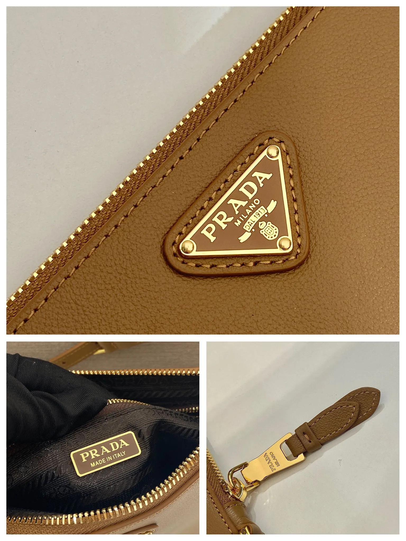 💰900🎉New armpit bag🎉1Bc238 calfskin🎉🎉 This armpit bag is made of imported calfskin, with metal triangle logo. It has large capacity, is lightweight and practical, and the upper body effect is very beautiful and fashionable. It is also a popular style that will never go out of style. Baby, hurry up and get it! Length 24x Height 14cm🎉🎉🎉💰💰💰